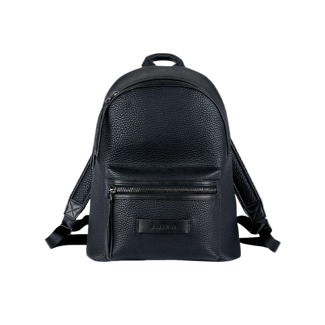 Luca vegan leather backpack - Black
