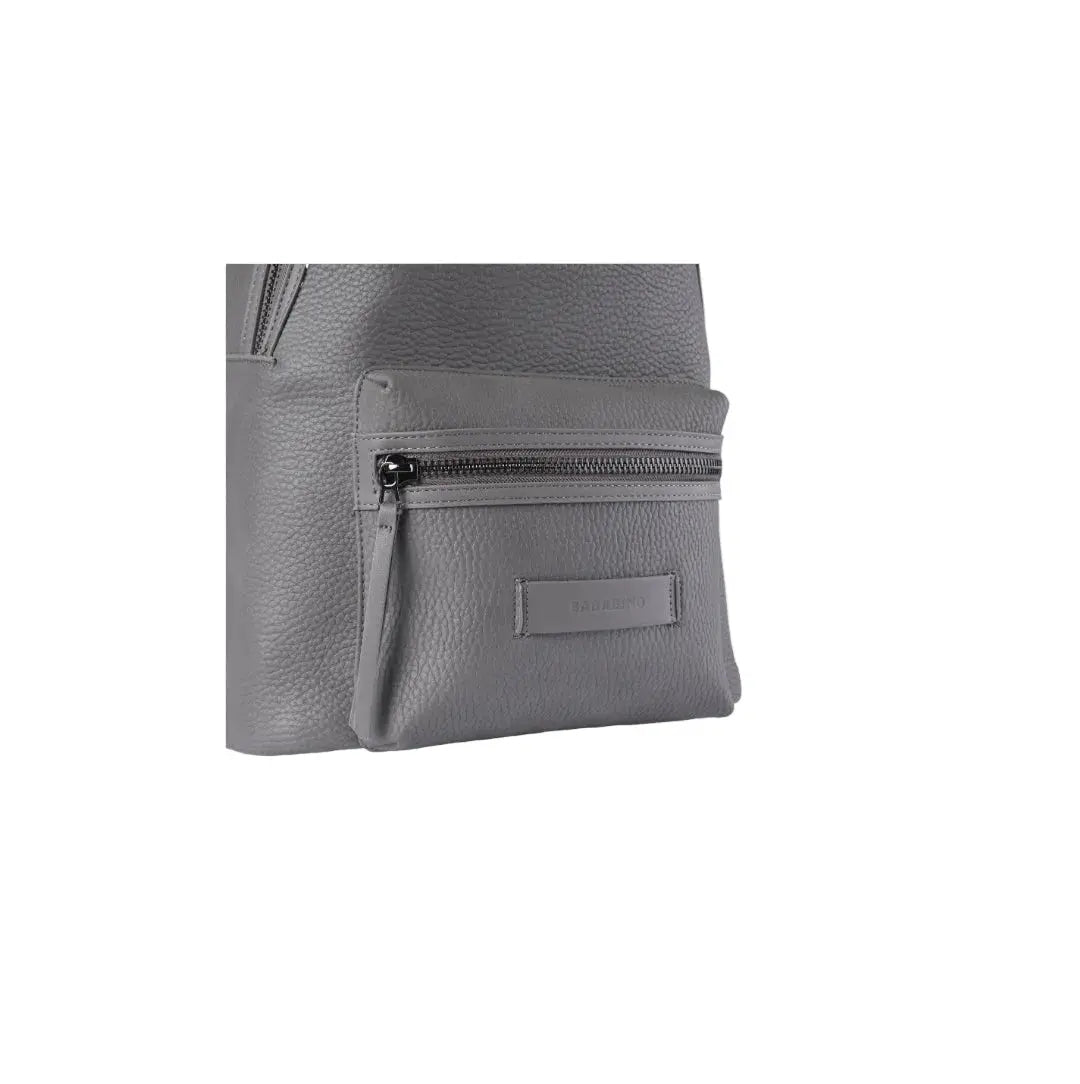 luca baby changing bag in grey close up detail