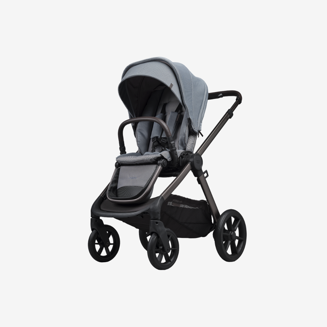 18pc Raffi MKII Travel, Home & Feeding Bundle with spin car seat & isofix base - Duck Egg