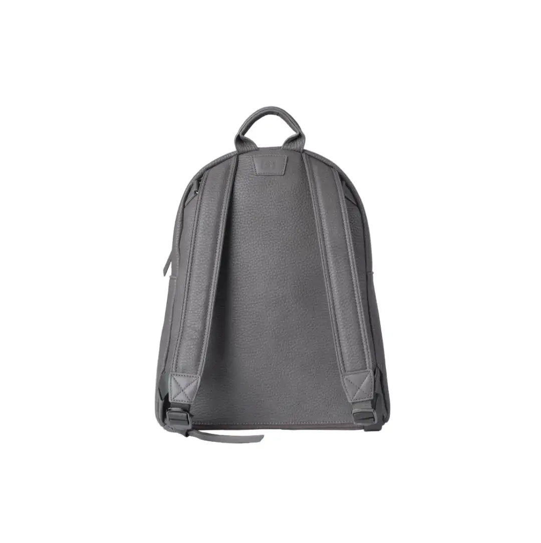 luca changing bag in grey colour rear view on white background