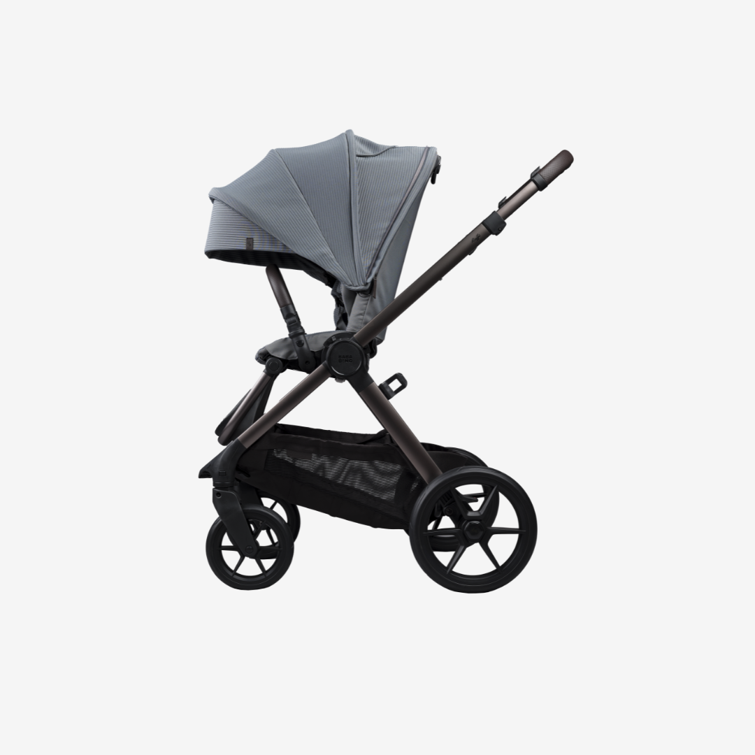 16pc Raffi MKII Travel & Home Bundle with spin car seat & isofix base + FREE Compact Stroller - Duck Egg