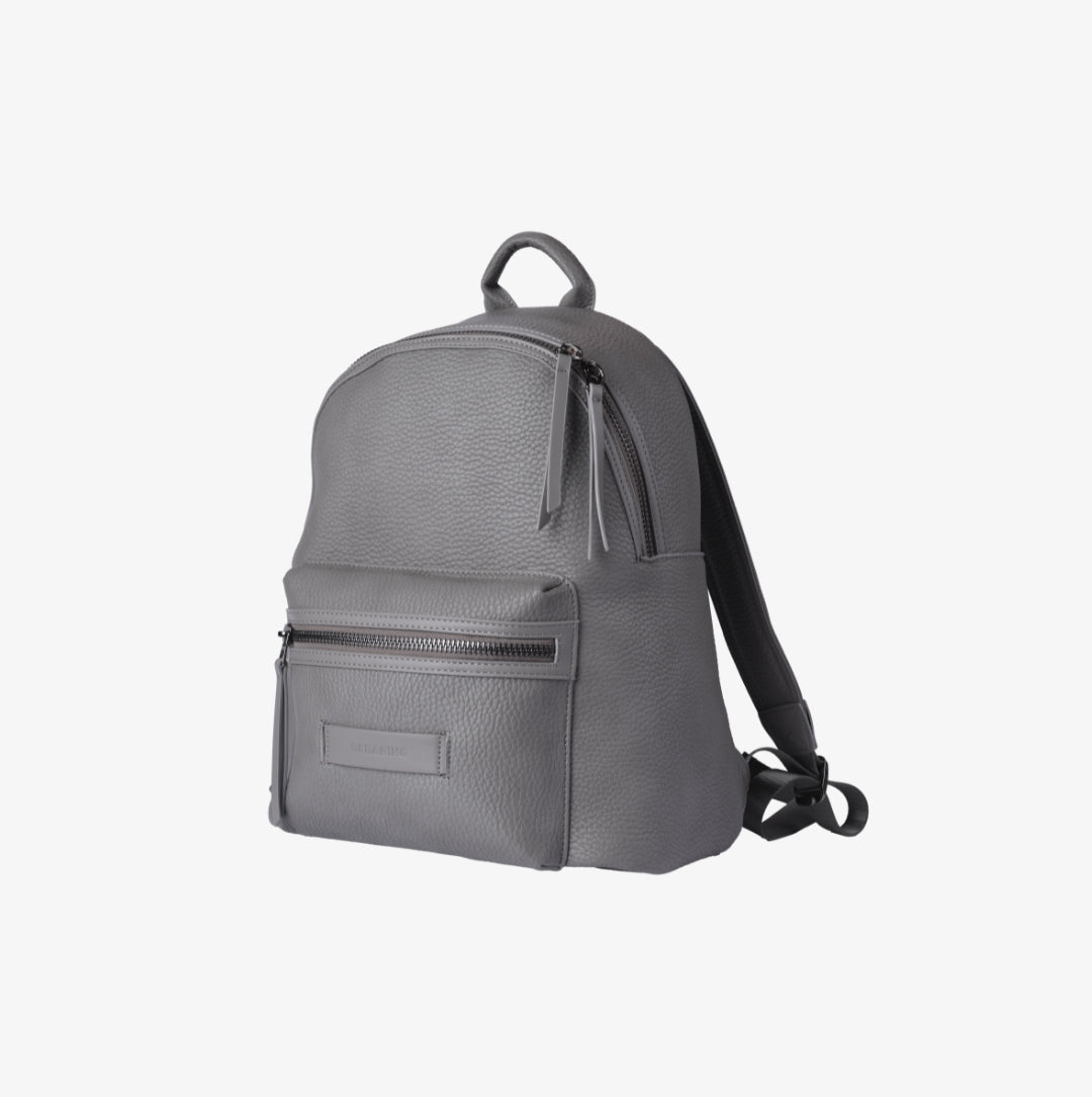 Luca vegan leather backpack - Grey