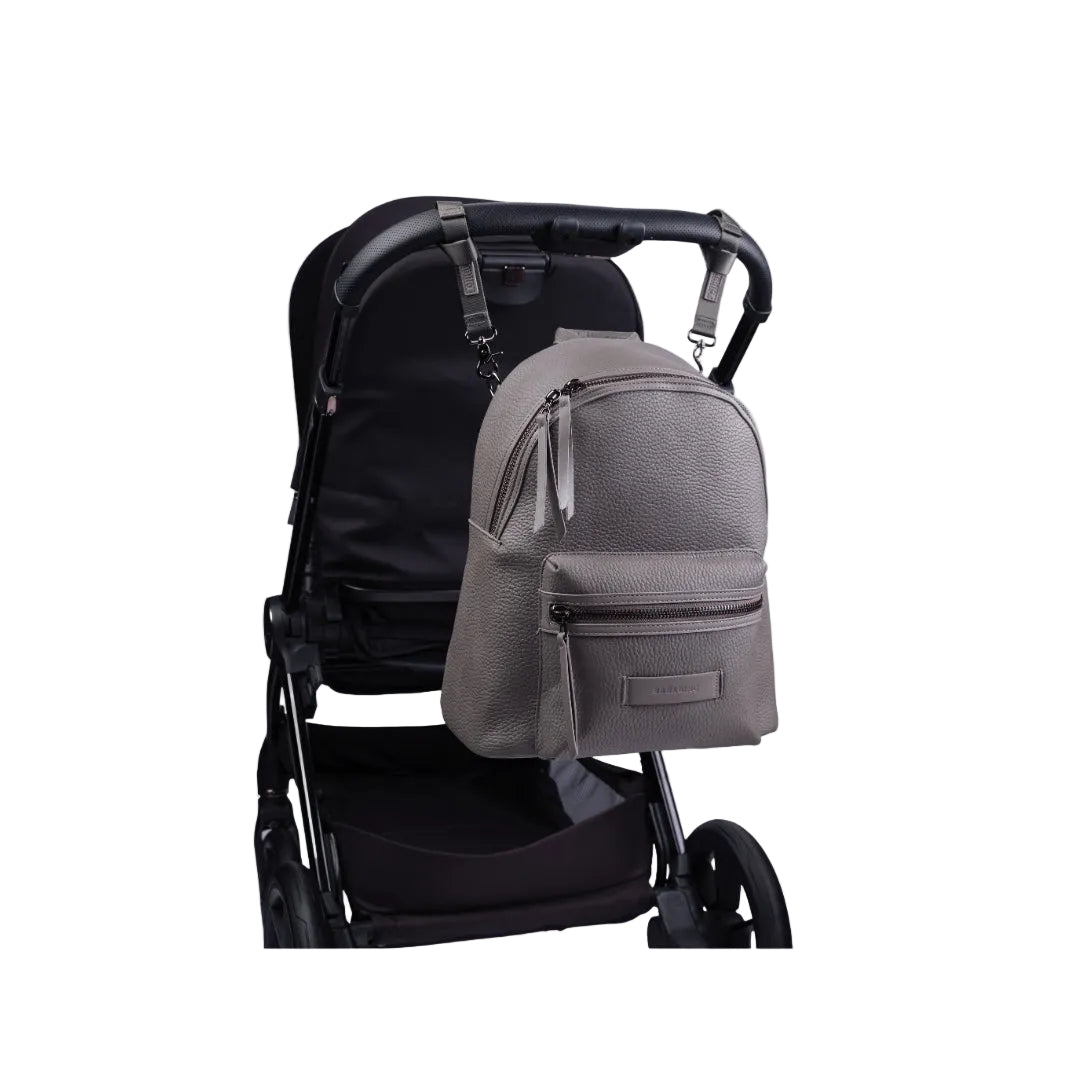 Luca vegan leather backpack - Grey