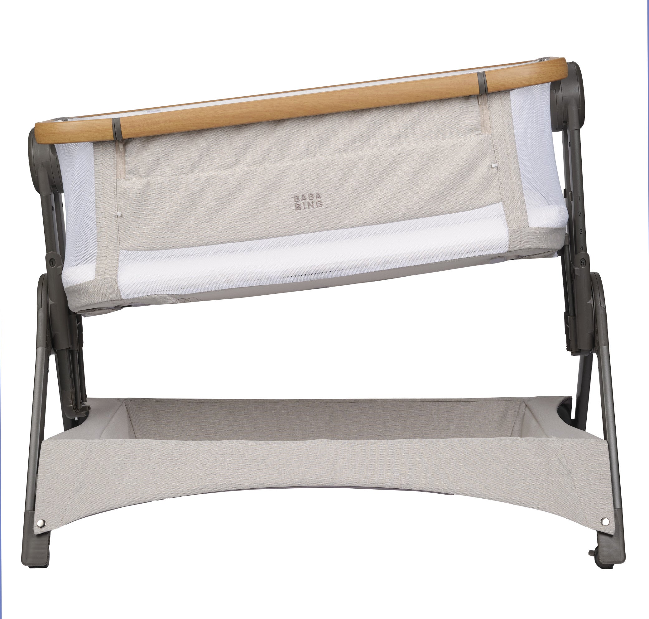 Bababing Bedside & Travel Crib (Beige)