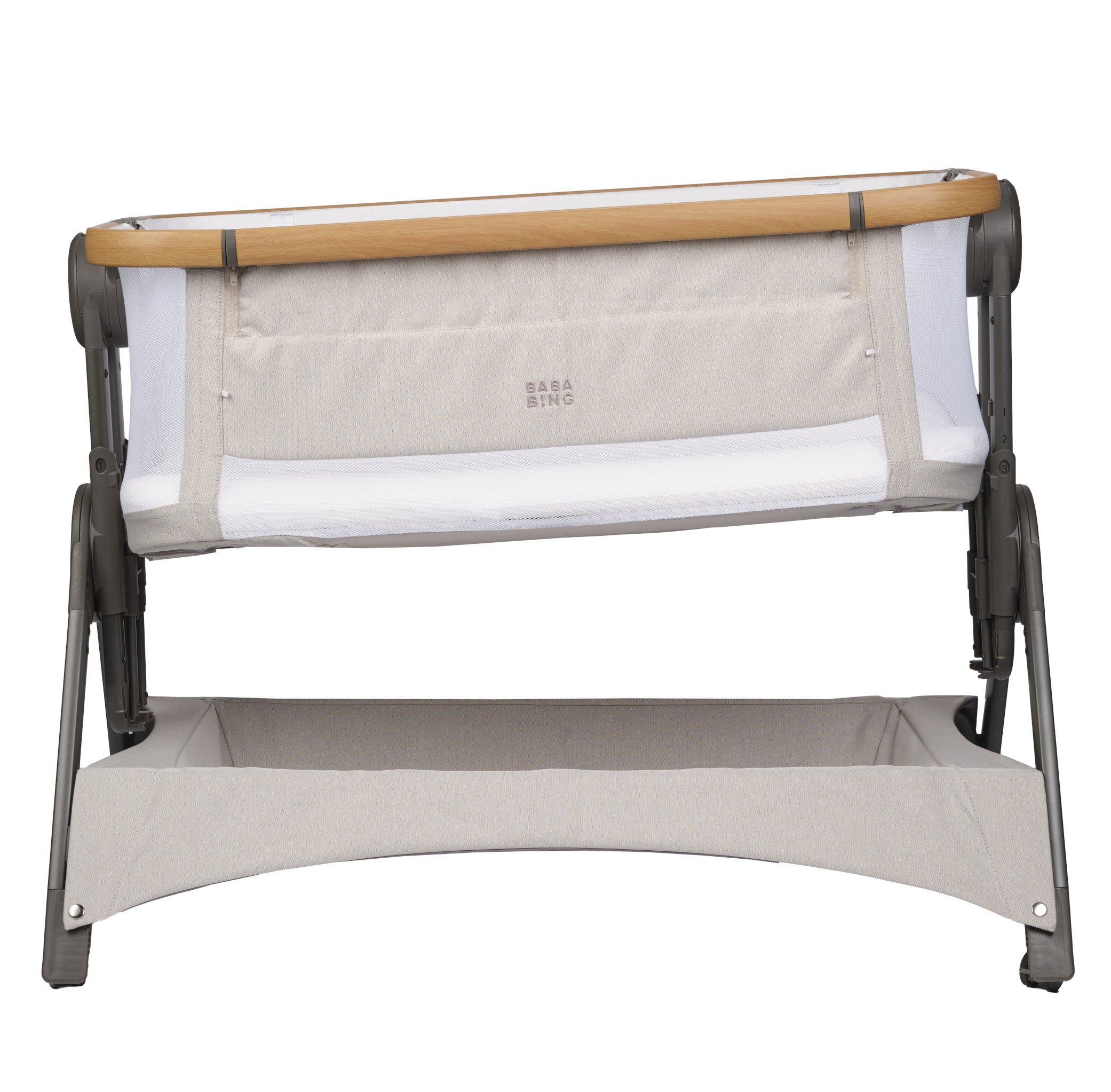 Bababing Bedside & Travel Crib (Beige)
