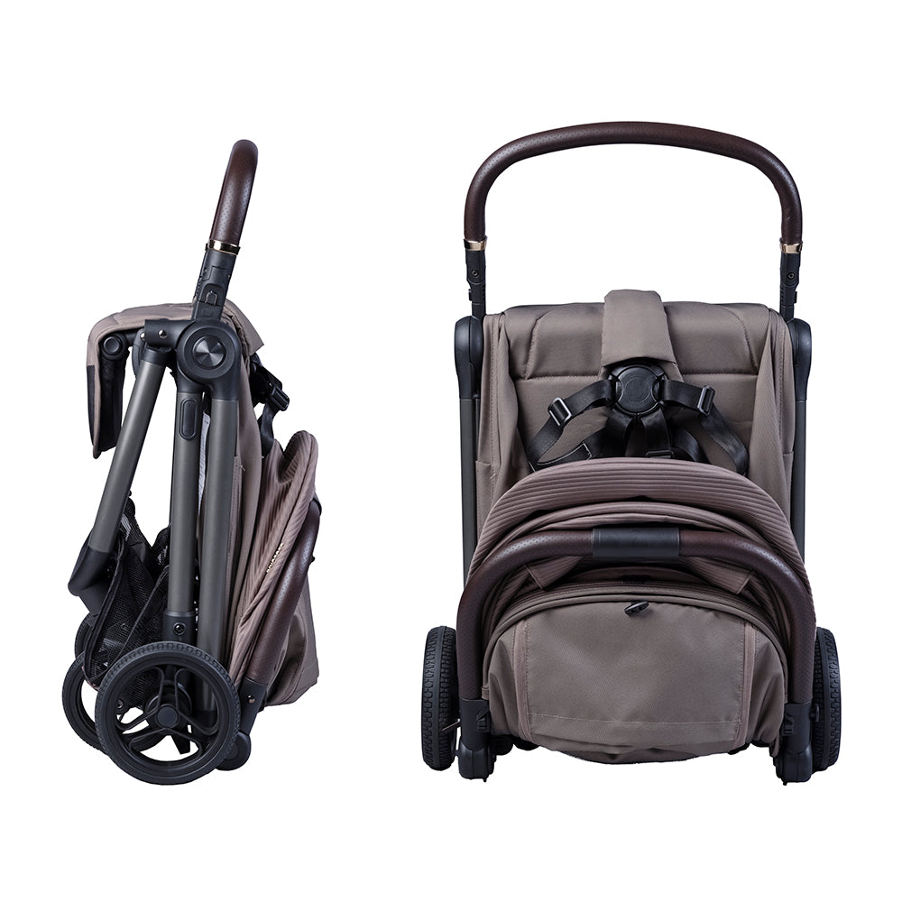 Auto Fold Compact Stroller - Minky