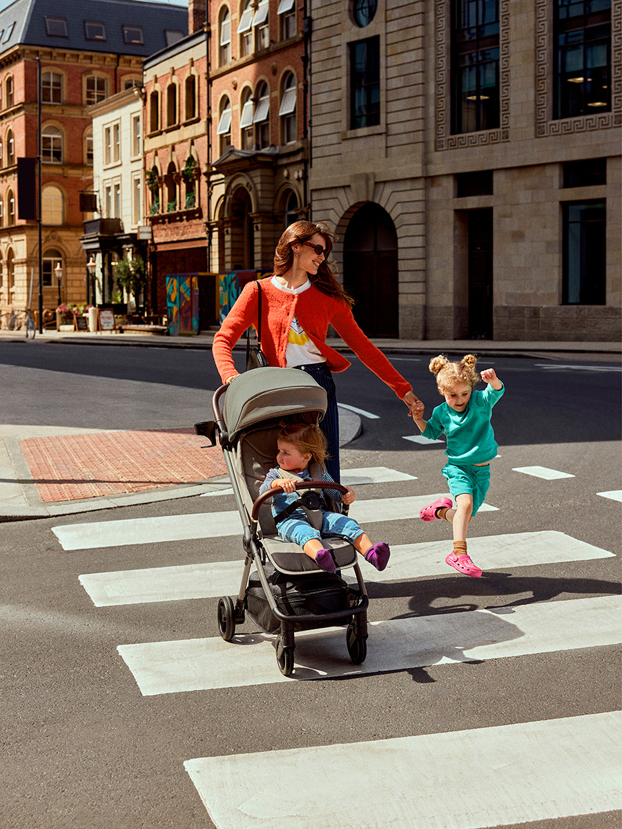 Auto Fold Compact Stroller - Minky