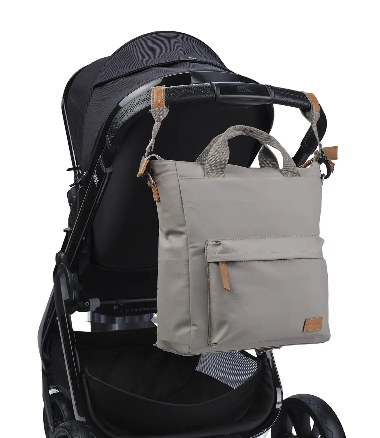 lite 2 changing bag attached to travel system