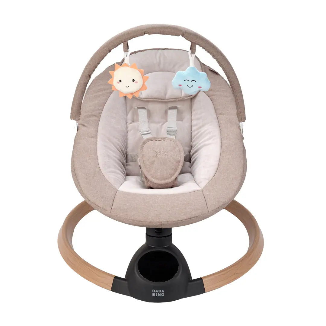 Bababing Hub 2 Electric Baby Swing | Bluetooth-Enabled Automatic Rocker