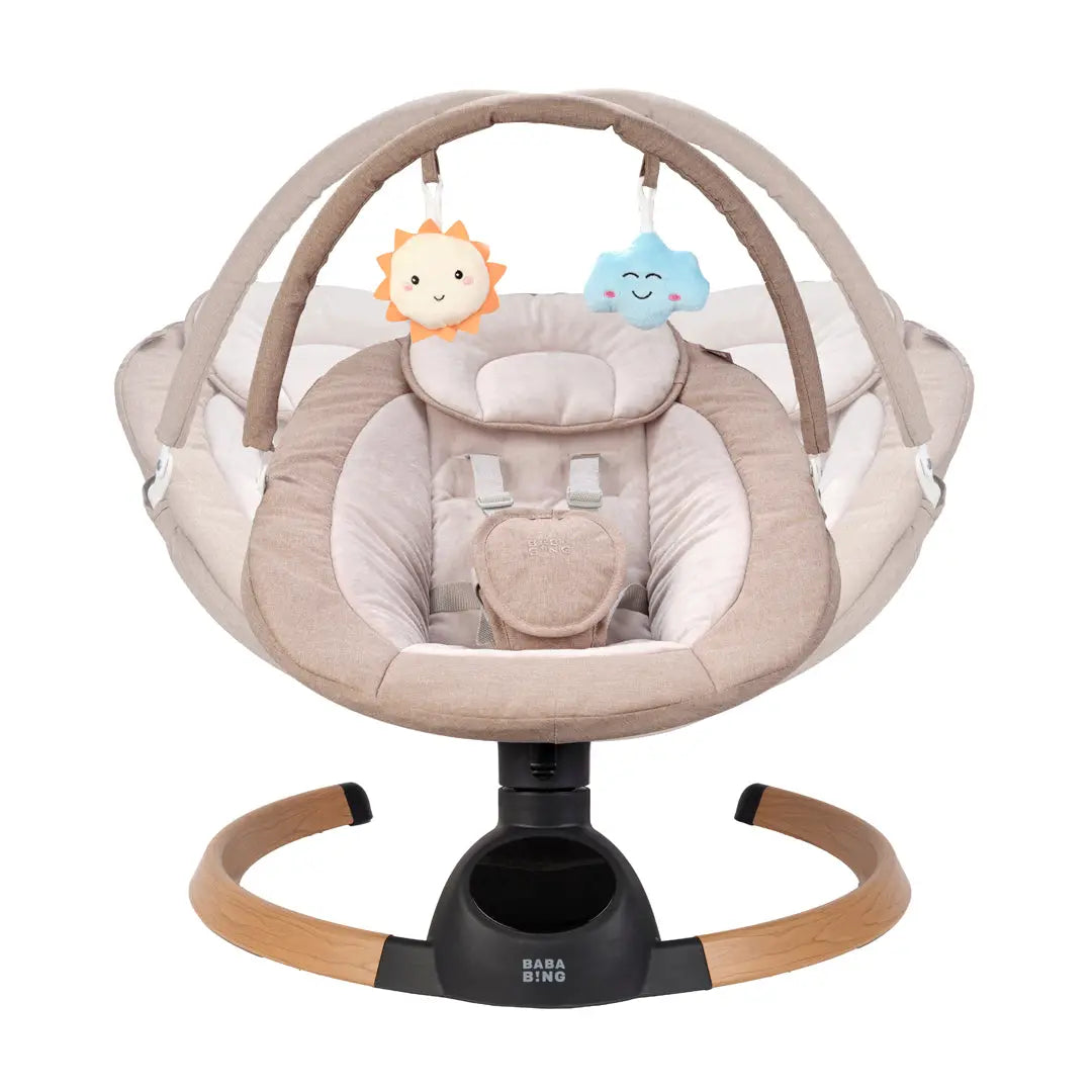 Bababing Hub 2 Electric Baby Swing | Bluetooth-Enabled Automatic Rocker