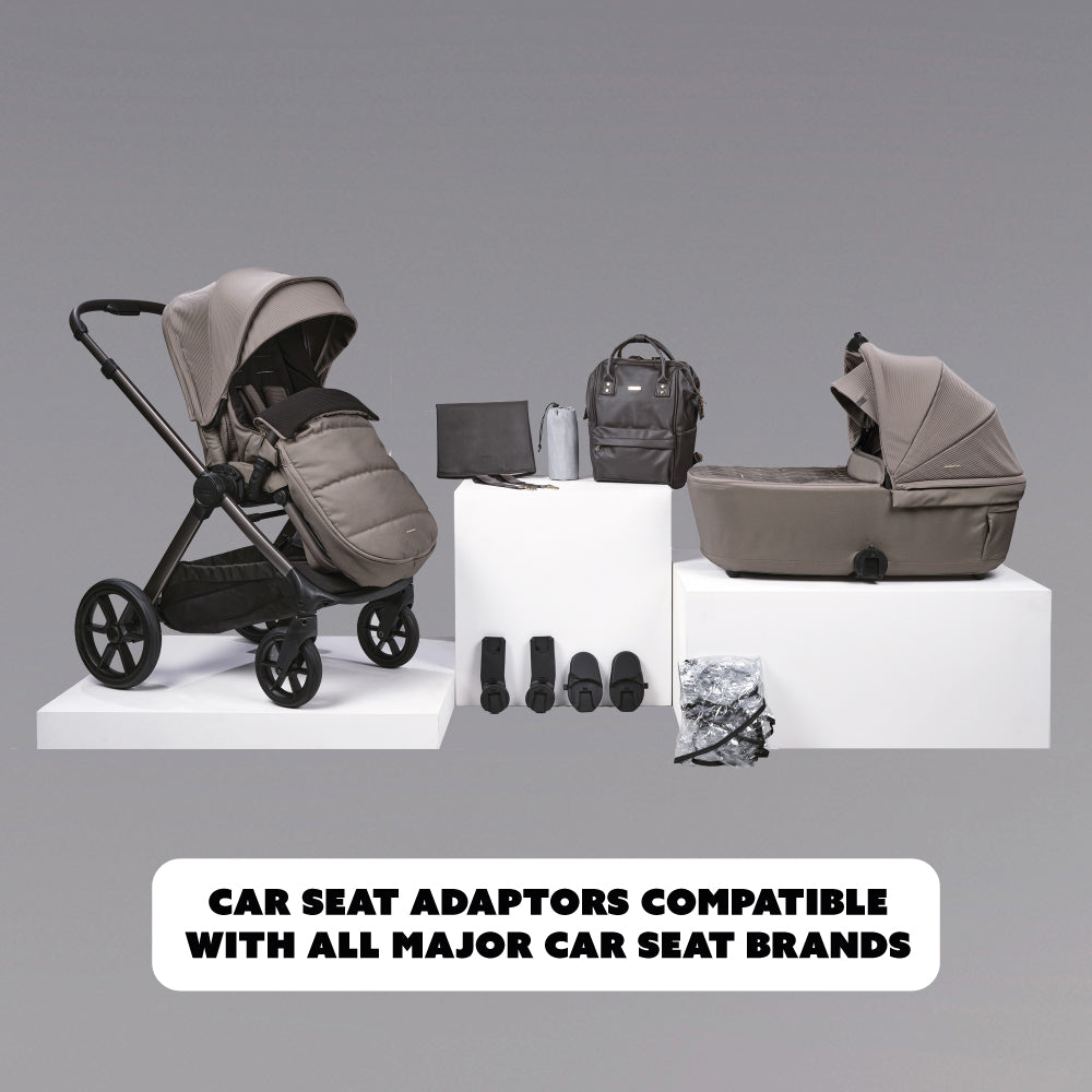 Raffi MKII Travel Bundle - Without Car Seat (Minky)