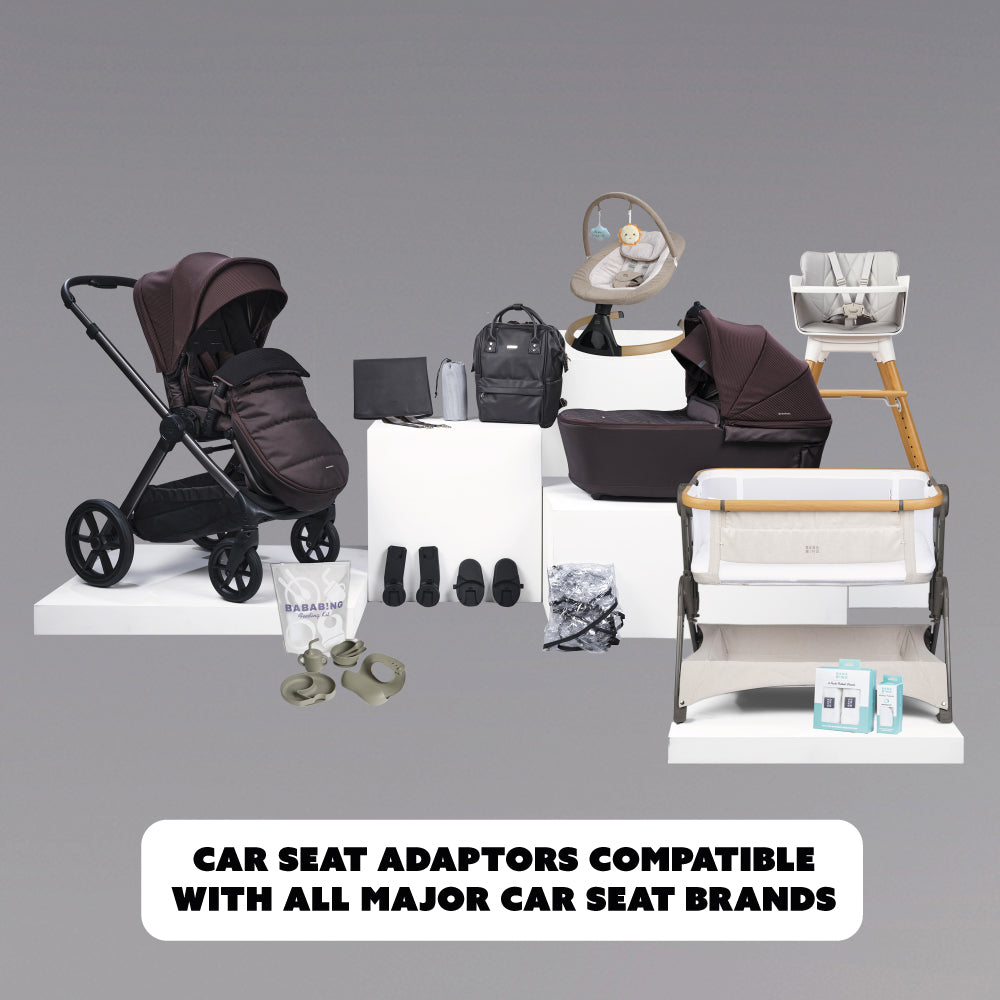 Raffi MKII Travel, Home & Feeding Bundle - Without Car Seat (Heritage)