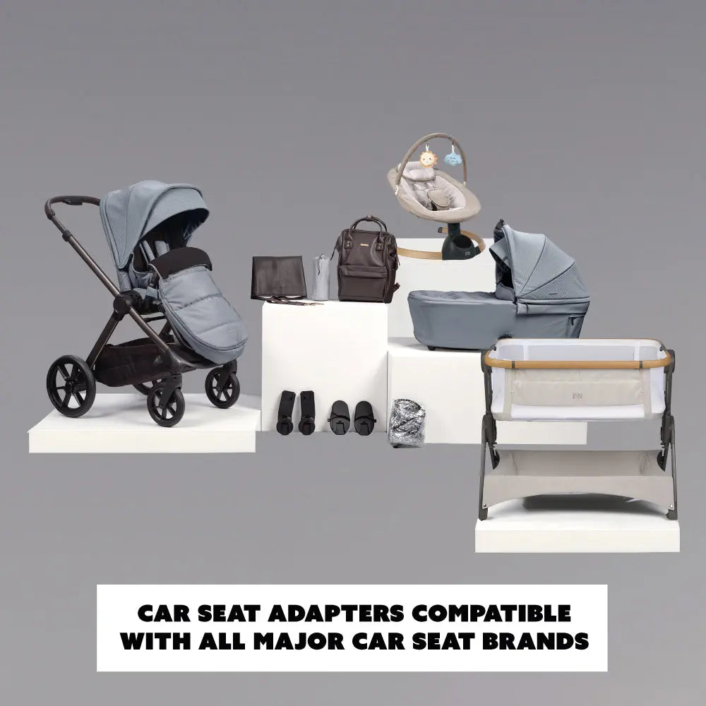 Bababing Raffi MKII | 14 Piece 3-in-1 Travel System | Duck Egg Blue
