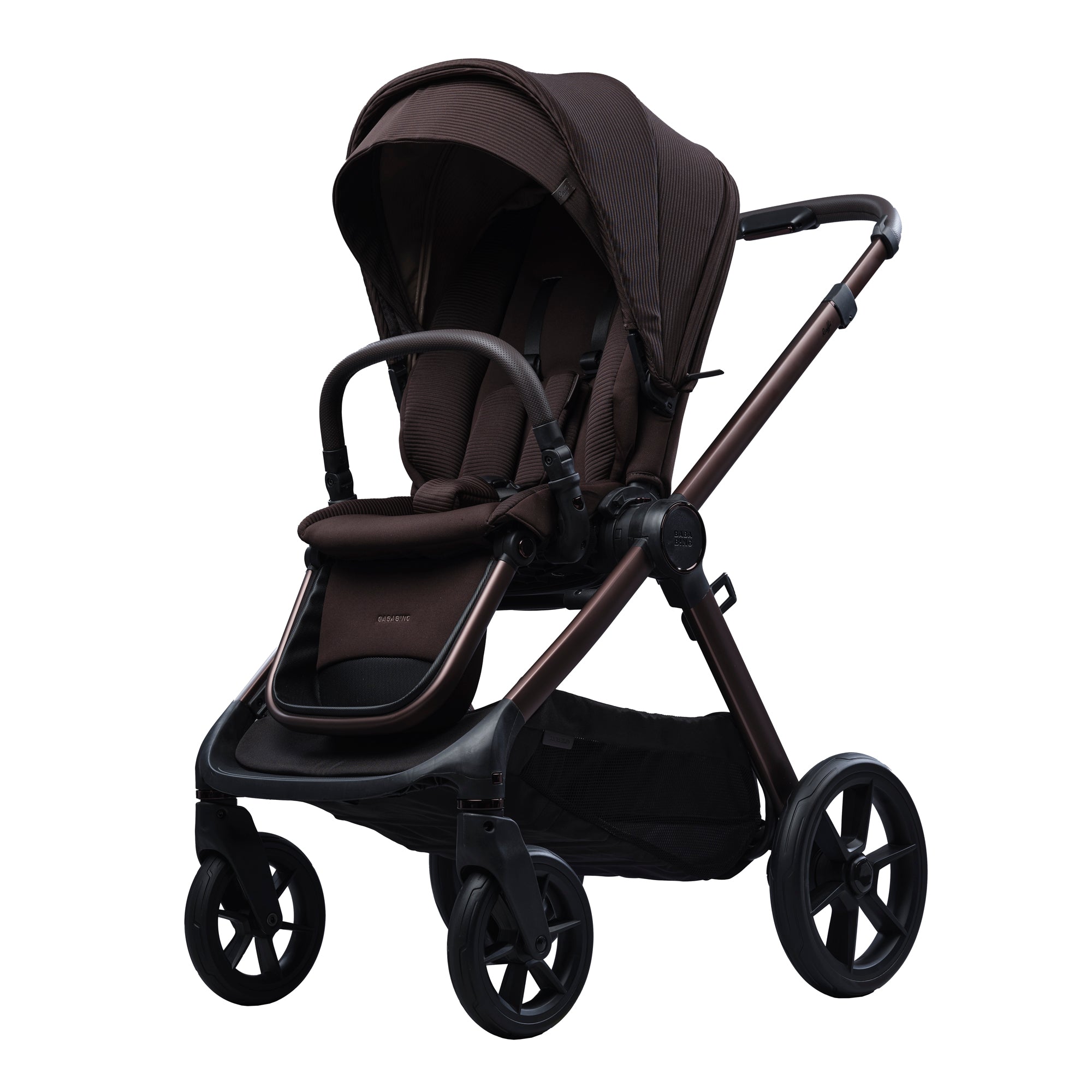 16pc Raffi MKII Travel & Home Bundle with spin car seat & isofix base + FREE Compact Stroller - Kofe