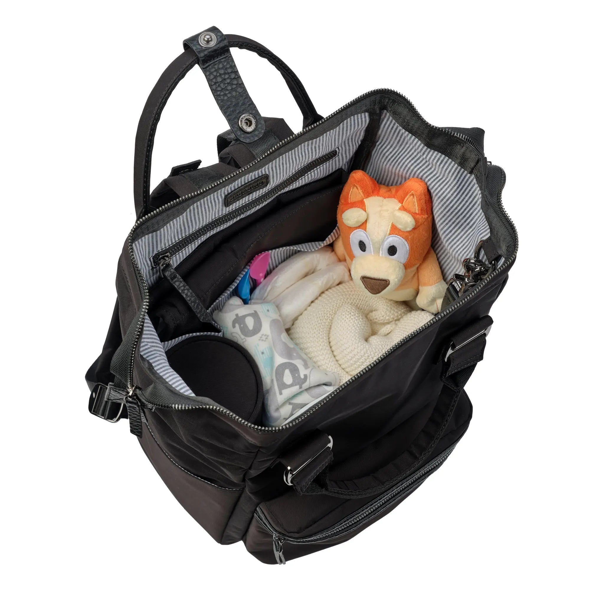 Bababing Mani 2 Backpack Changing Bag | Waterproof Nappy Bag | Black