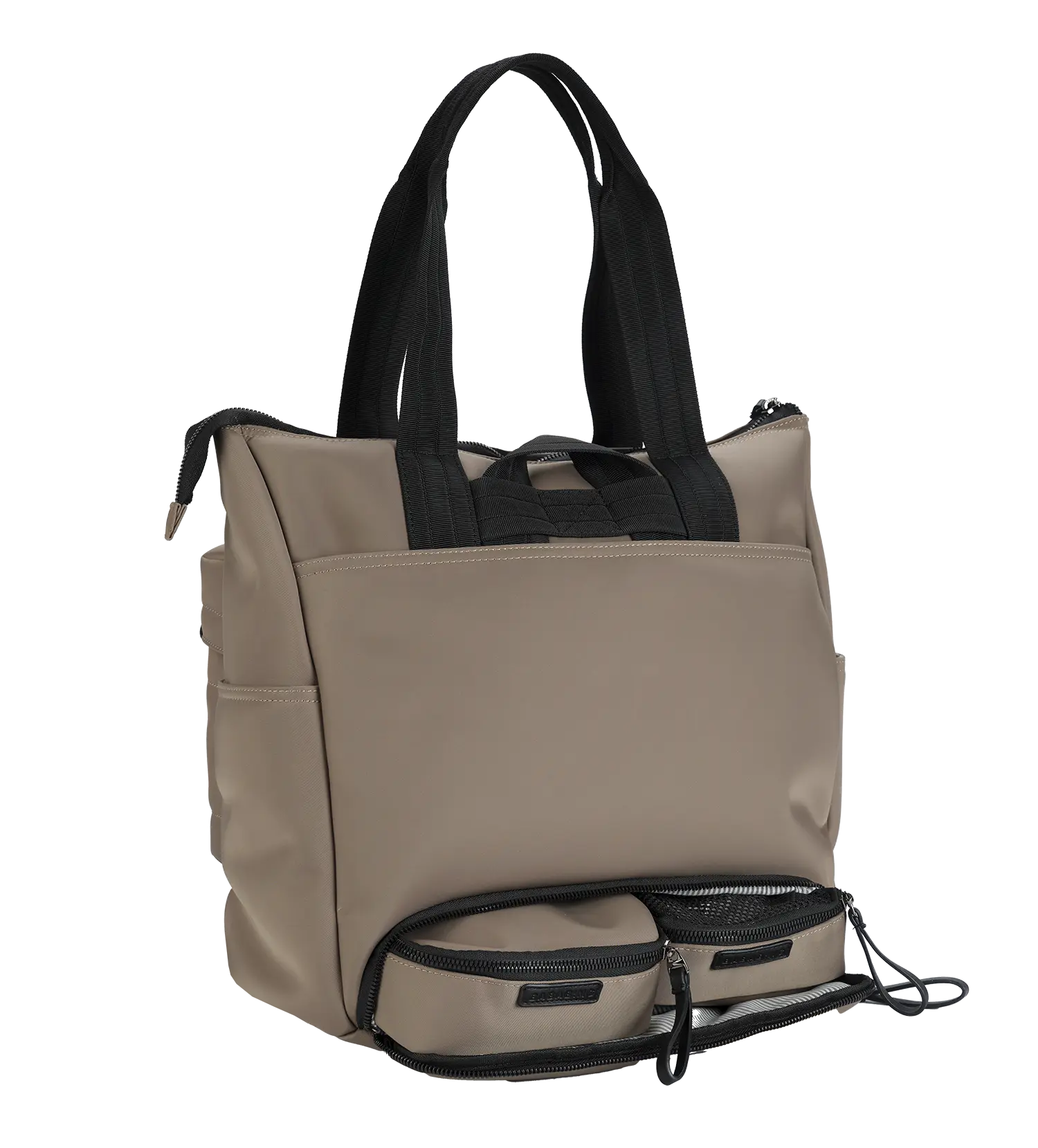Bababing Rosy Tote Changing Bag | 3-in-1 Waterproof Nappy Bag | Taupe
