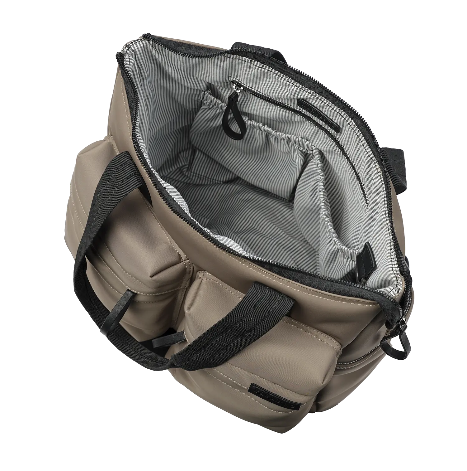 Bababing Rosy Tote Changing Bag | 3-in-1 Waterproof Nappy Bag | Taupe