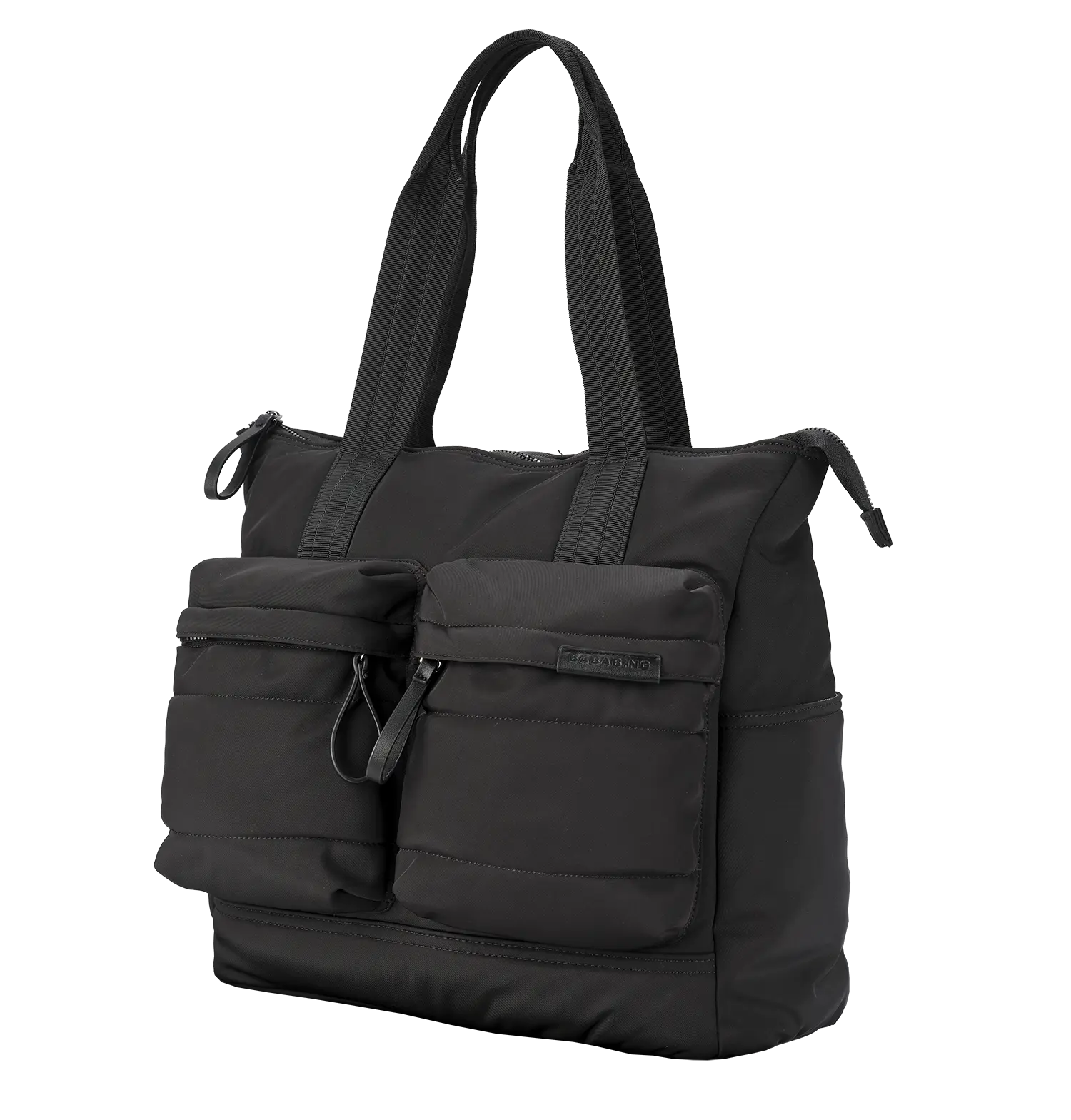 Bababing Rosy Tote Changing Bag | 3-in-1 Waterproof Nappy Bag | Black