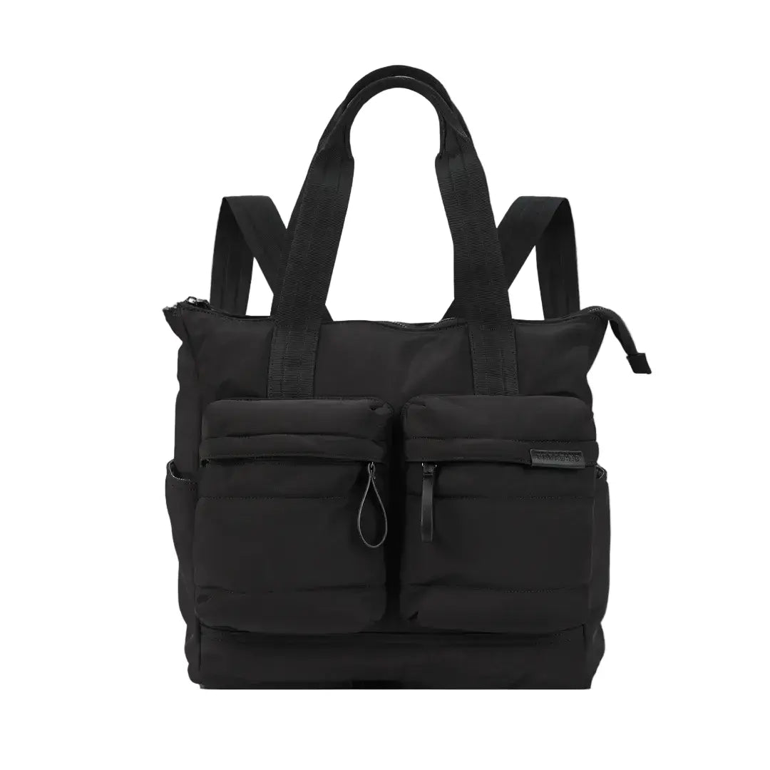 Bababing Rosy Tote Changing Bag | 3-in-1 Waterproof Nappy Bag | Black