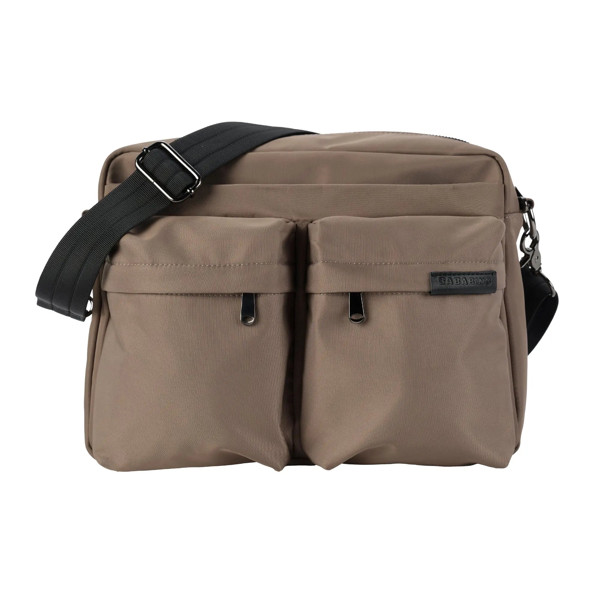 Bababing Aalia Cross Body Organiser | Waterproof Changing Bag | Taupe