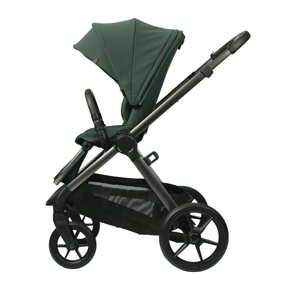 Raffi Quest Travel System Folding Carrycot, Lie Flat Isofix Car Seat and Spin Base (16 pc) Rivian Green