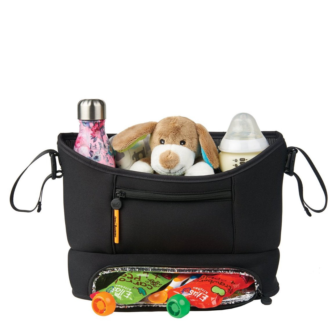 Hub 2 electric baby swing chair (Grey/Beige) + FREE Cady Pushchair Organiser