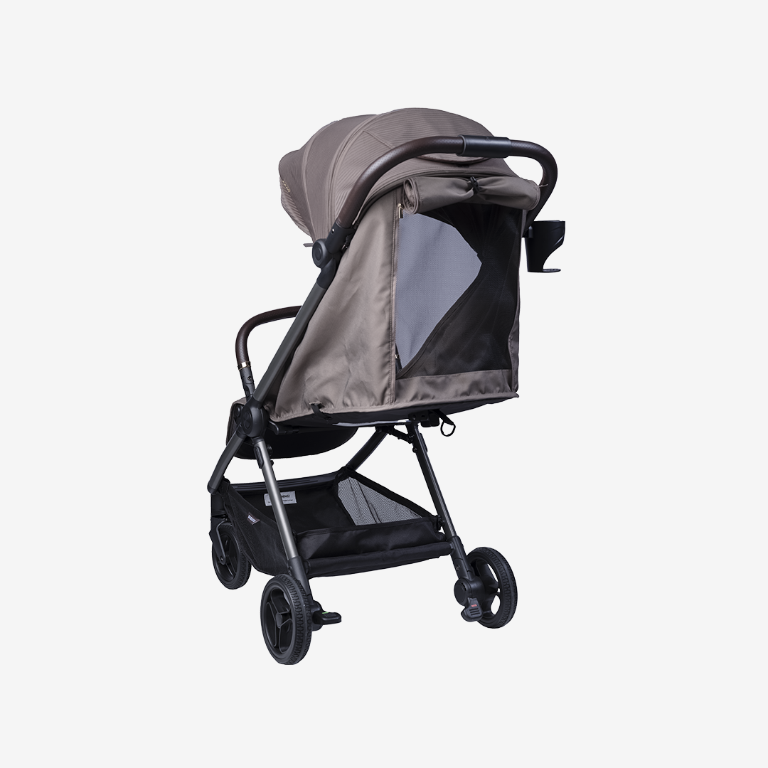 Auto Fold Compact Stroller - Minky
