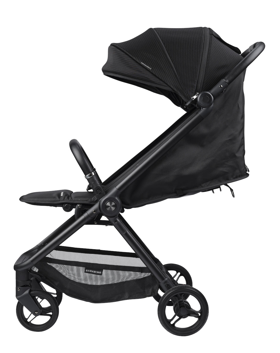 Auto Fold Compact Stroller - Black