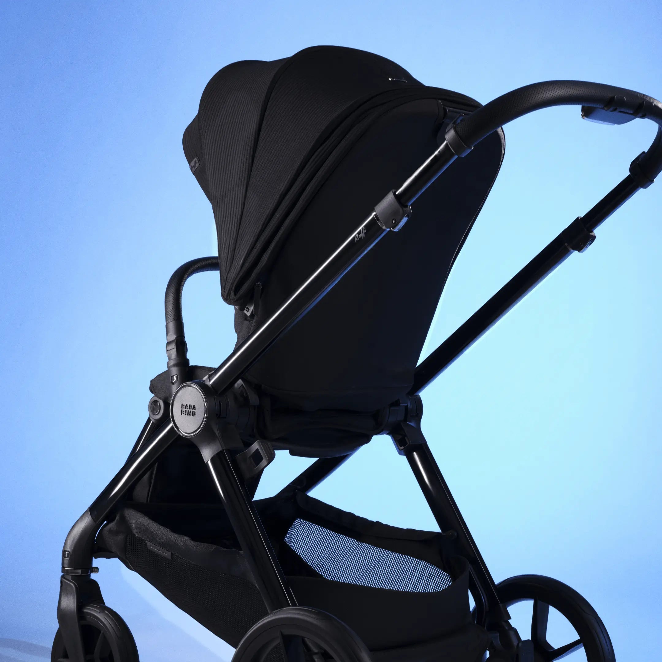 Bababing Raffi MKII | 14 Piece 3-in-1 Travel System | Satin Black