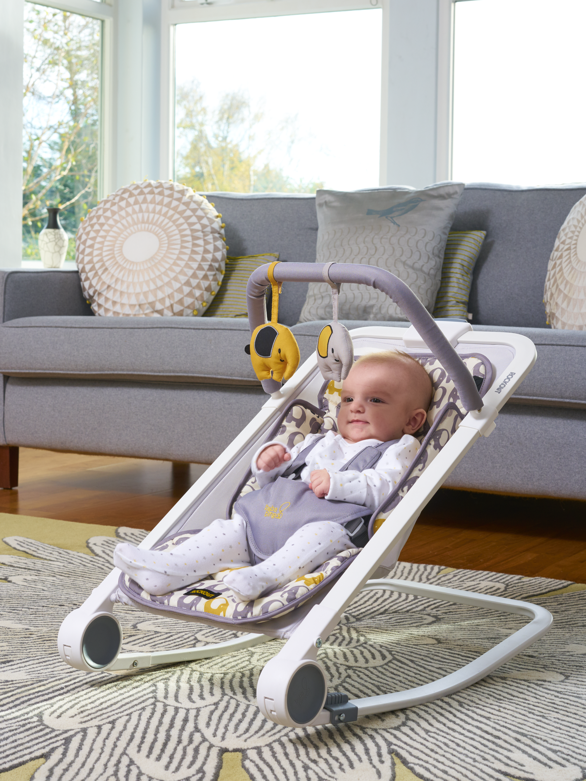 Rockout baby rocker - Ellie Elephant