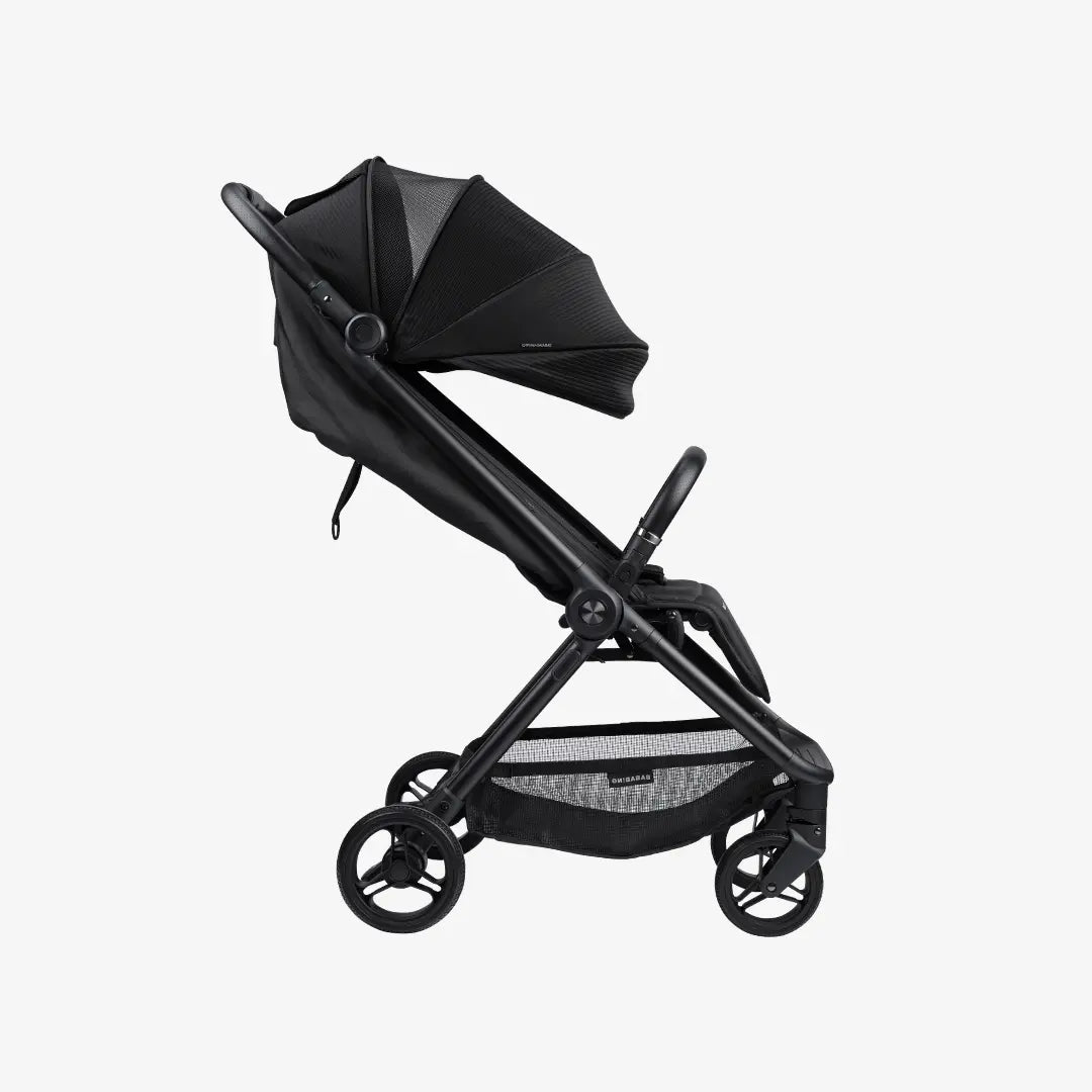 Auto Fold Compact Stroller Bundle - Black