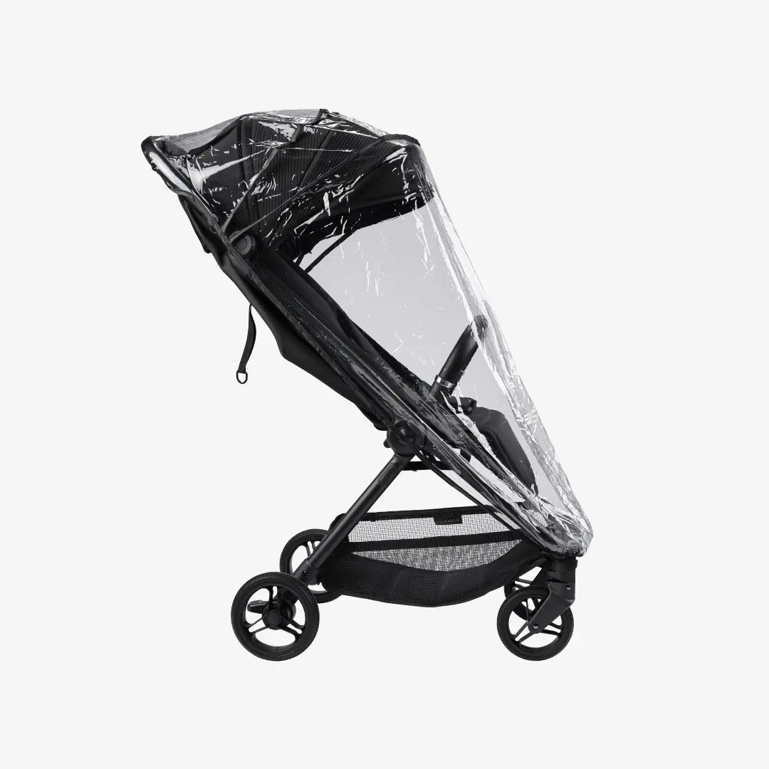 Auto Fold Compact Stroller Bundle - Black