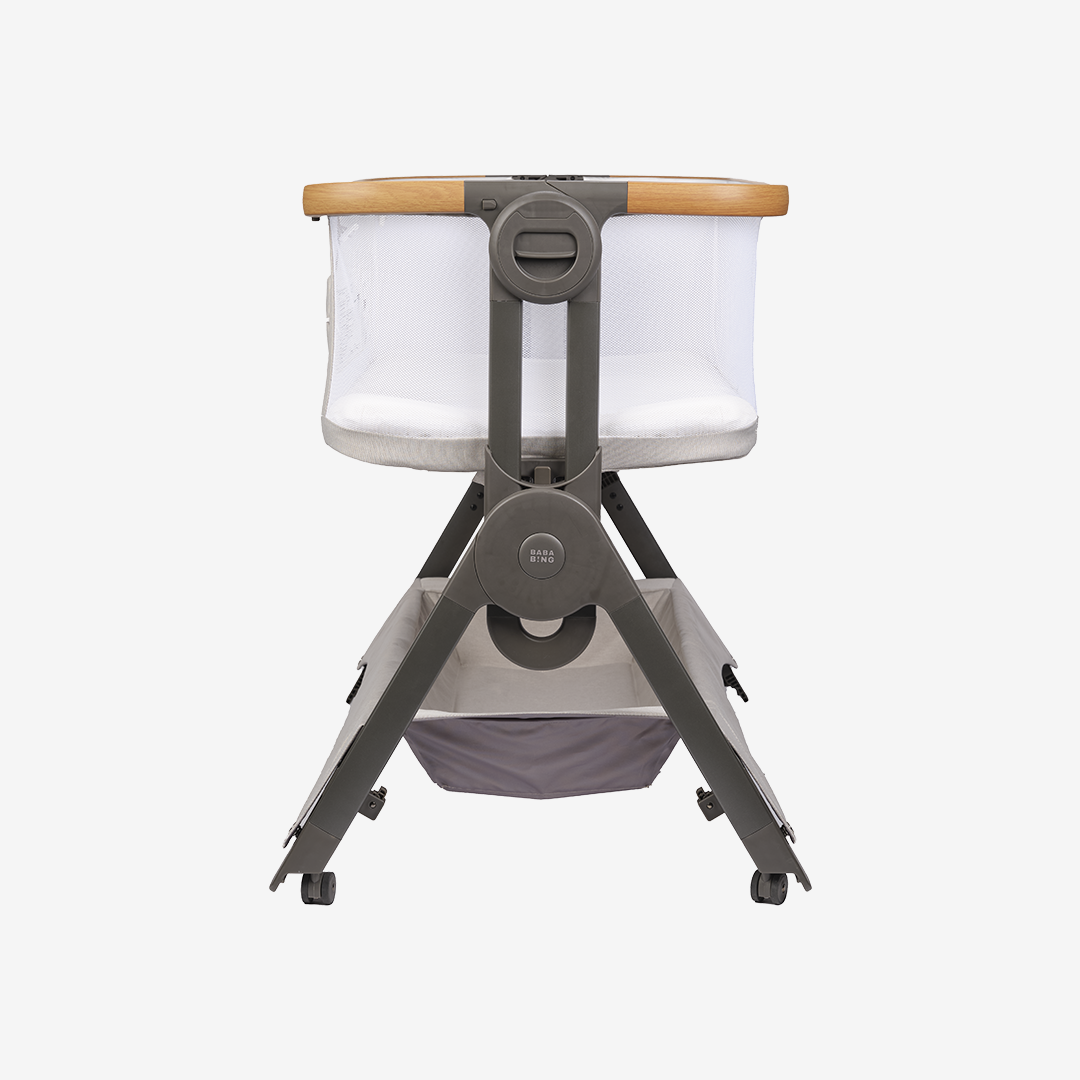 Bababing Bedside & Travel Crib (Beige)