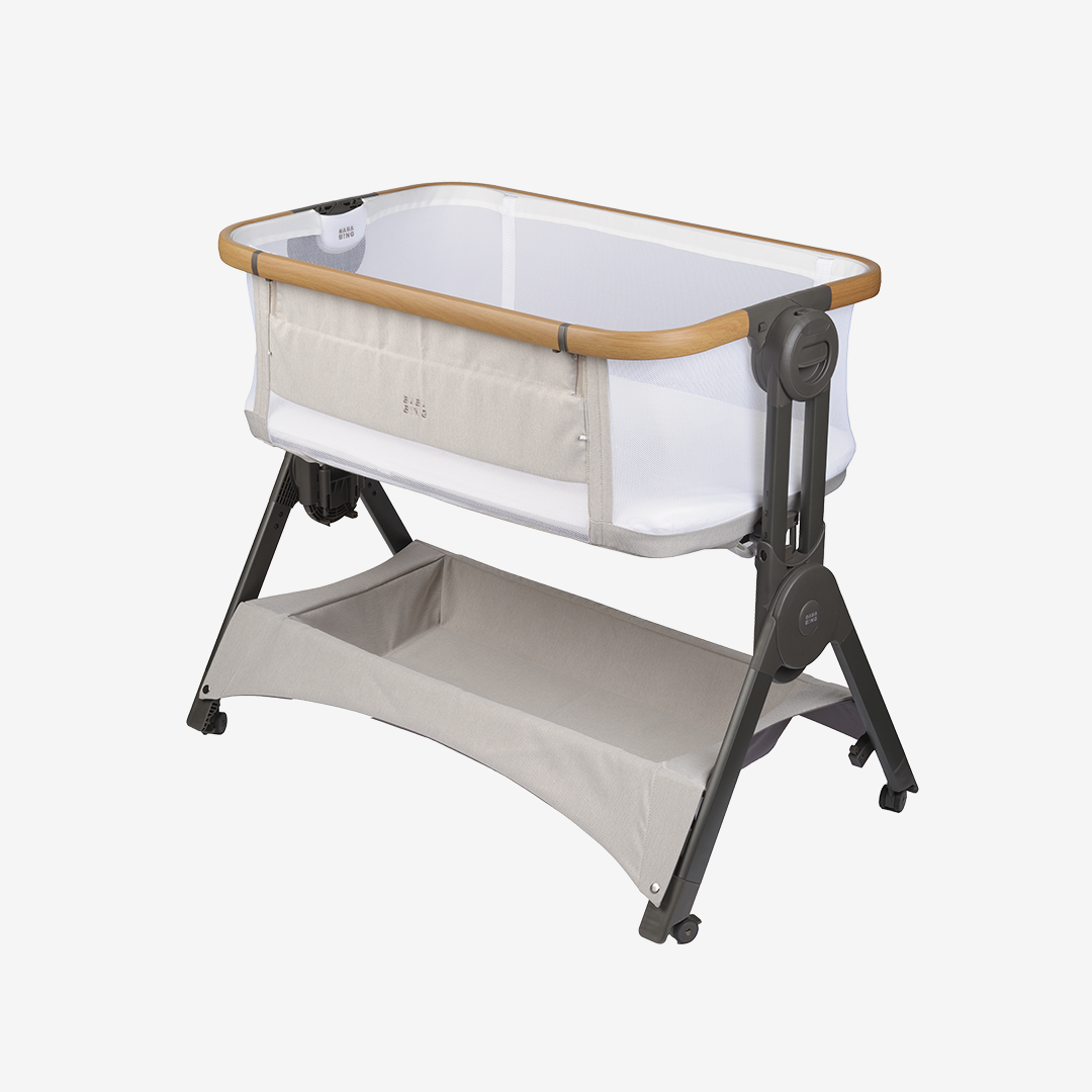Bababing Bedside & Travel Crib (Beige)
