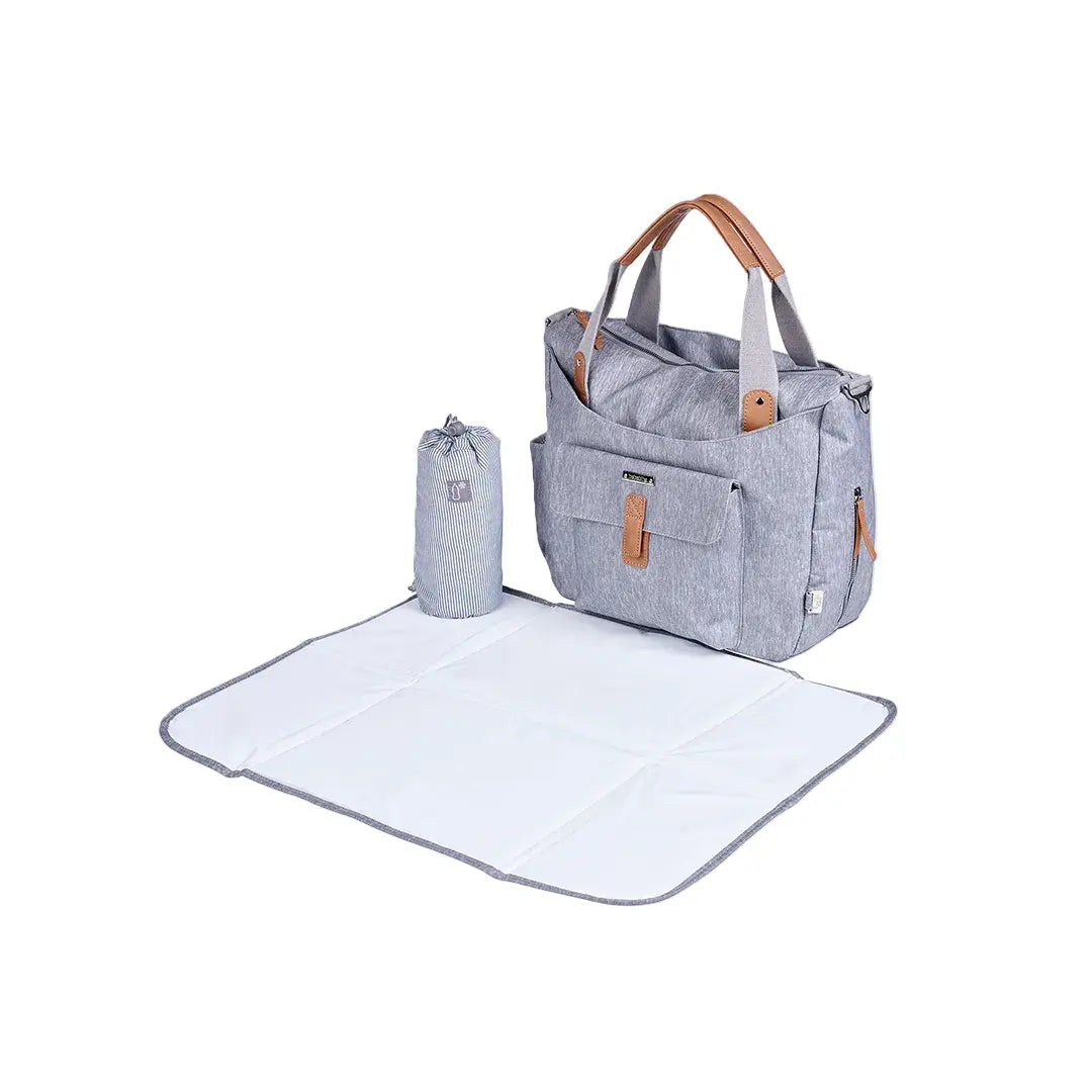 Bababing Roma Changing Bag | Versatile & Lightweight Waterproof Nappy Bag | Grey