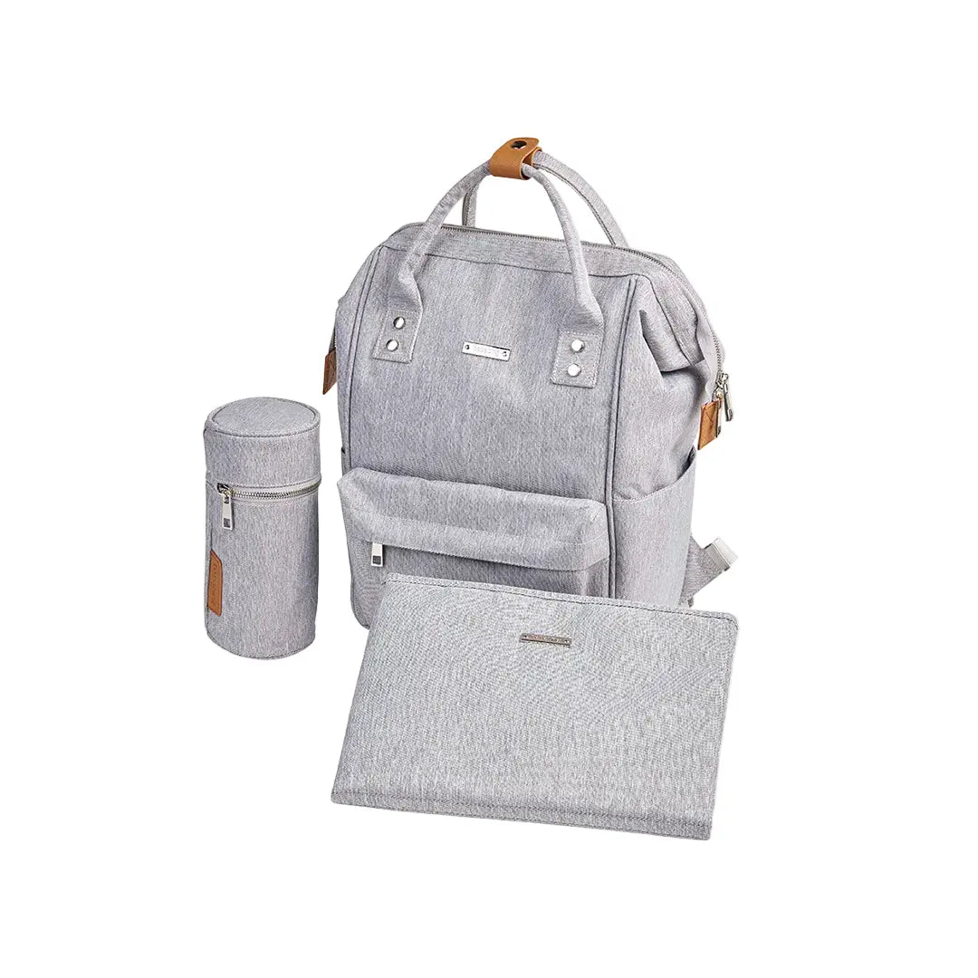 Bababing Mani Backpack Changing Bag | Waterproof Nappy Bag | Grey