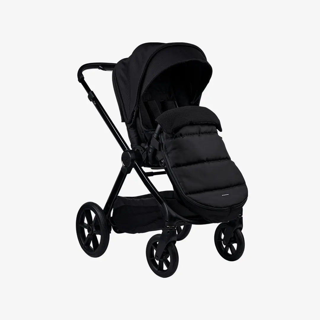 Bababing Raffi MKII | 14 Piece 3-in-1 Travel System | Satin Black