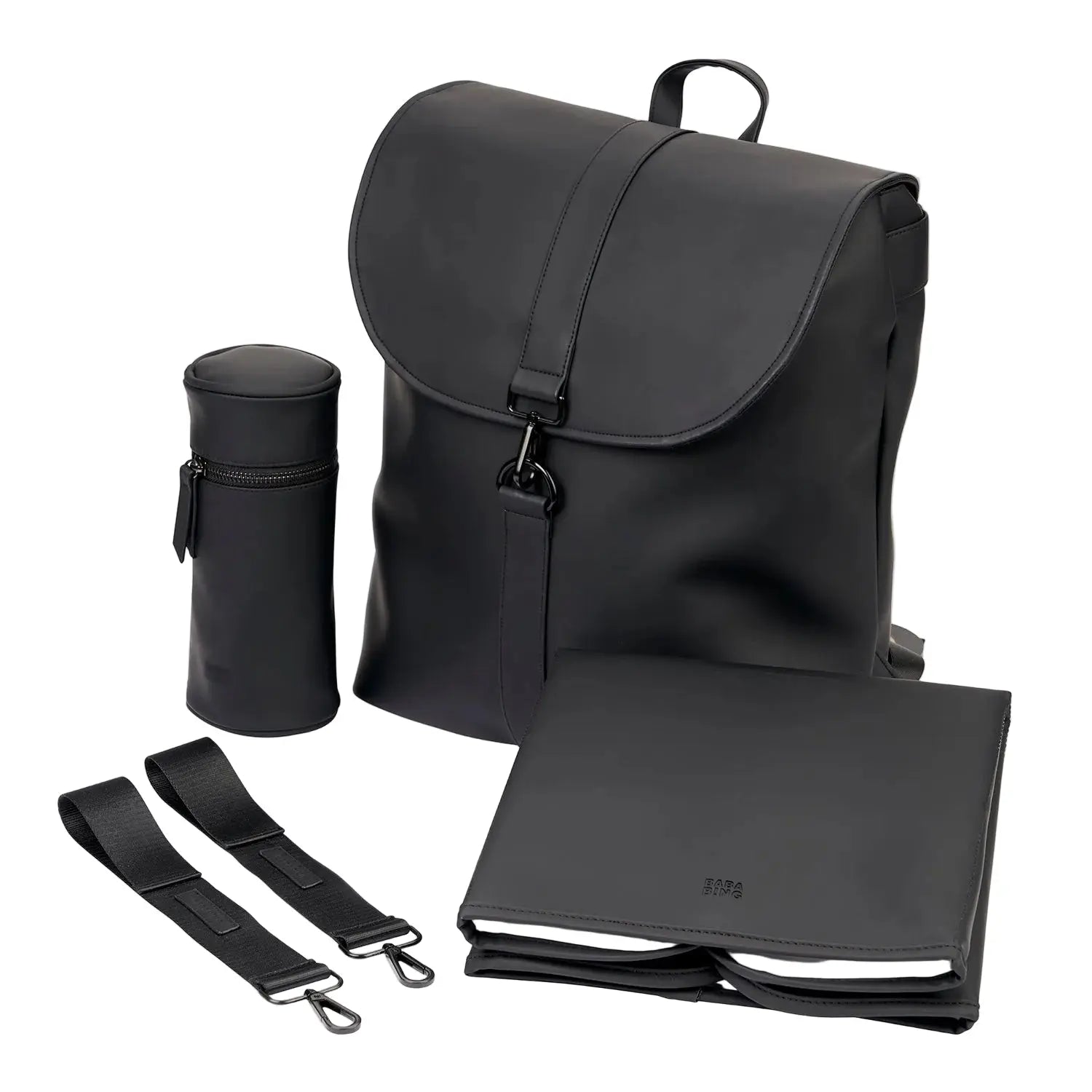 Bababing Sorm Backpack Changing Bag | Ultimate Unisex Waterproof Nappy Bag | Black