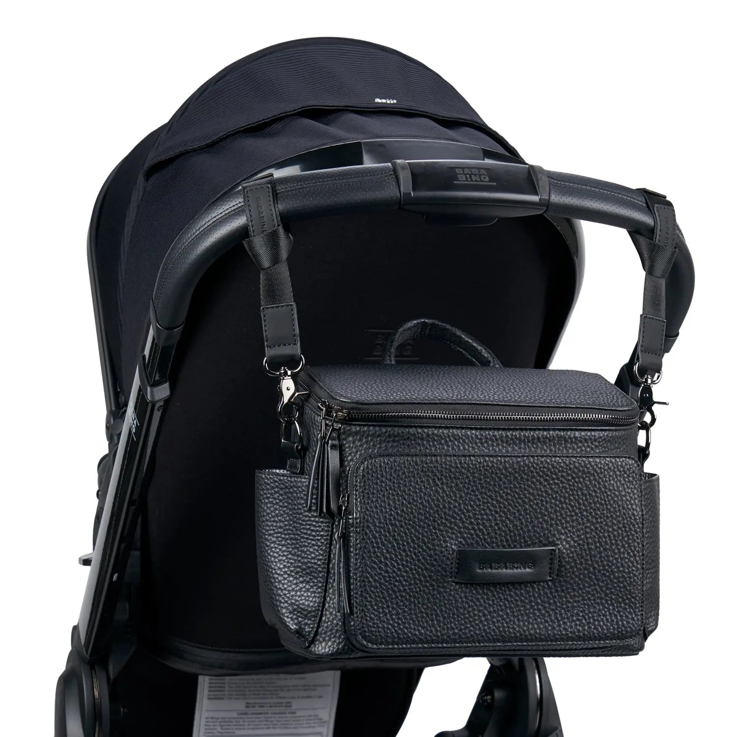 isla changing bag attached to a travel system