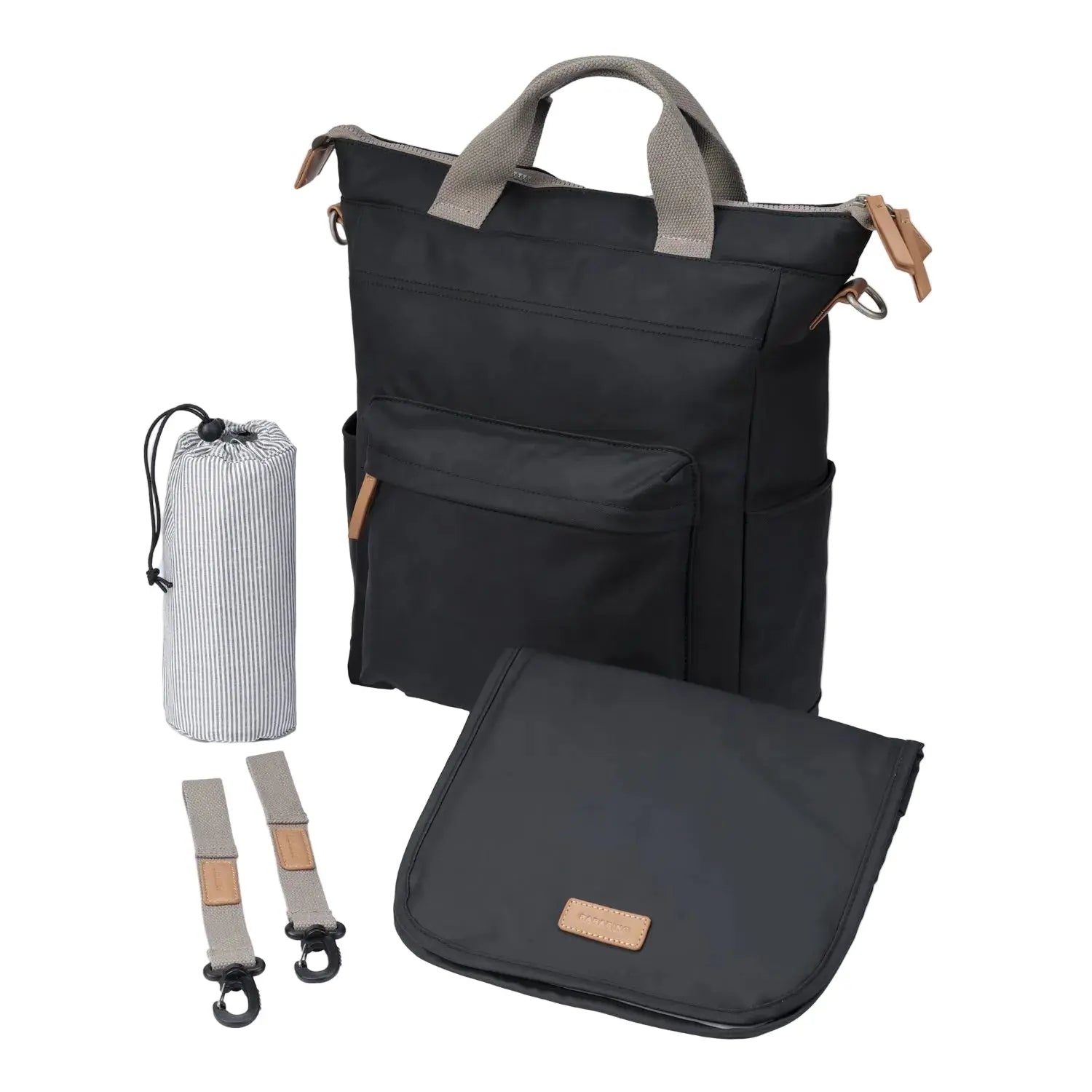 Bababing | Daytripper Pac Nappy Backpack | Black