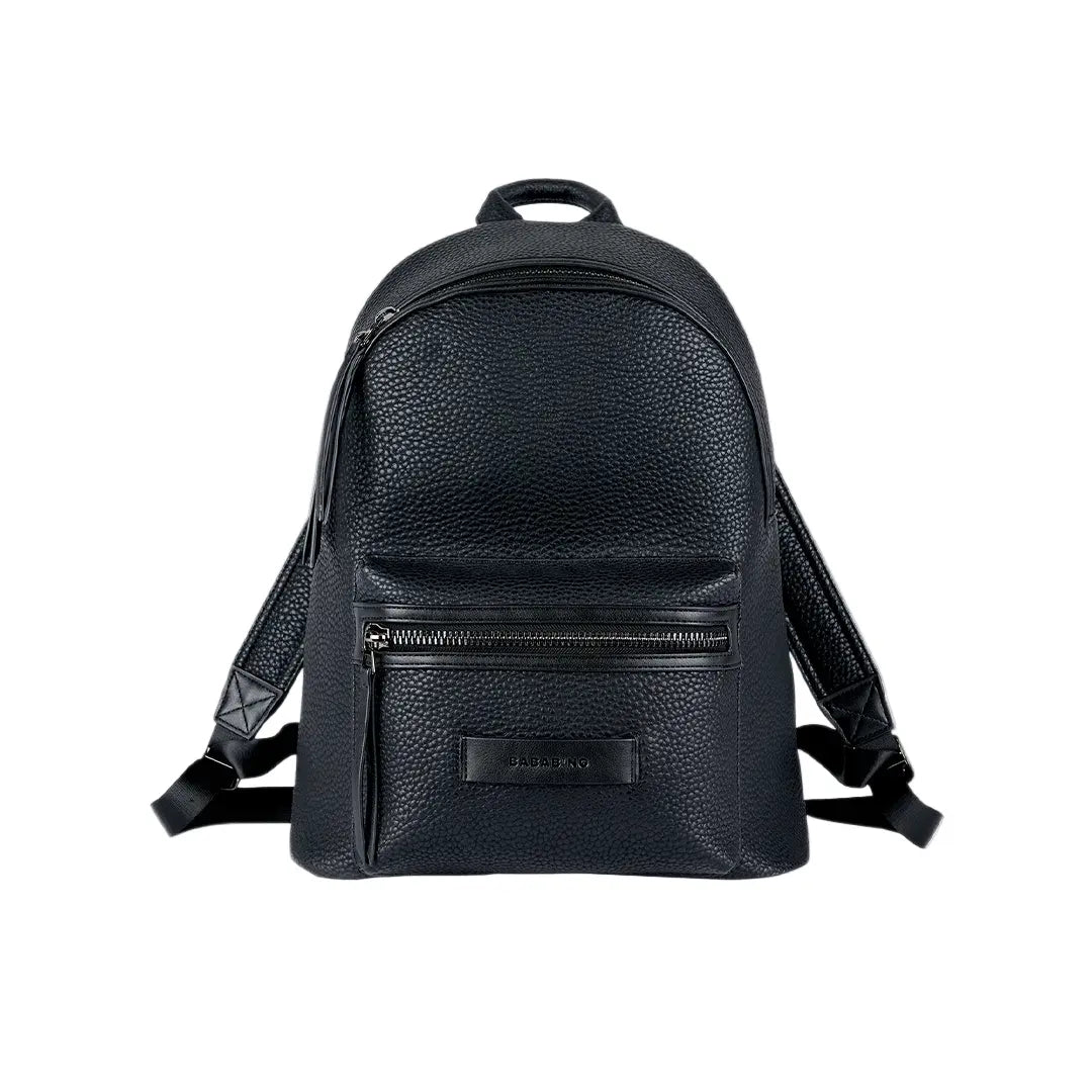 Luca Vegan Leather Backpack Changing Bag Waterproof Nappy Bag