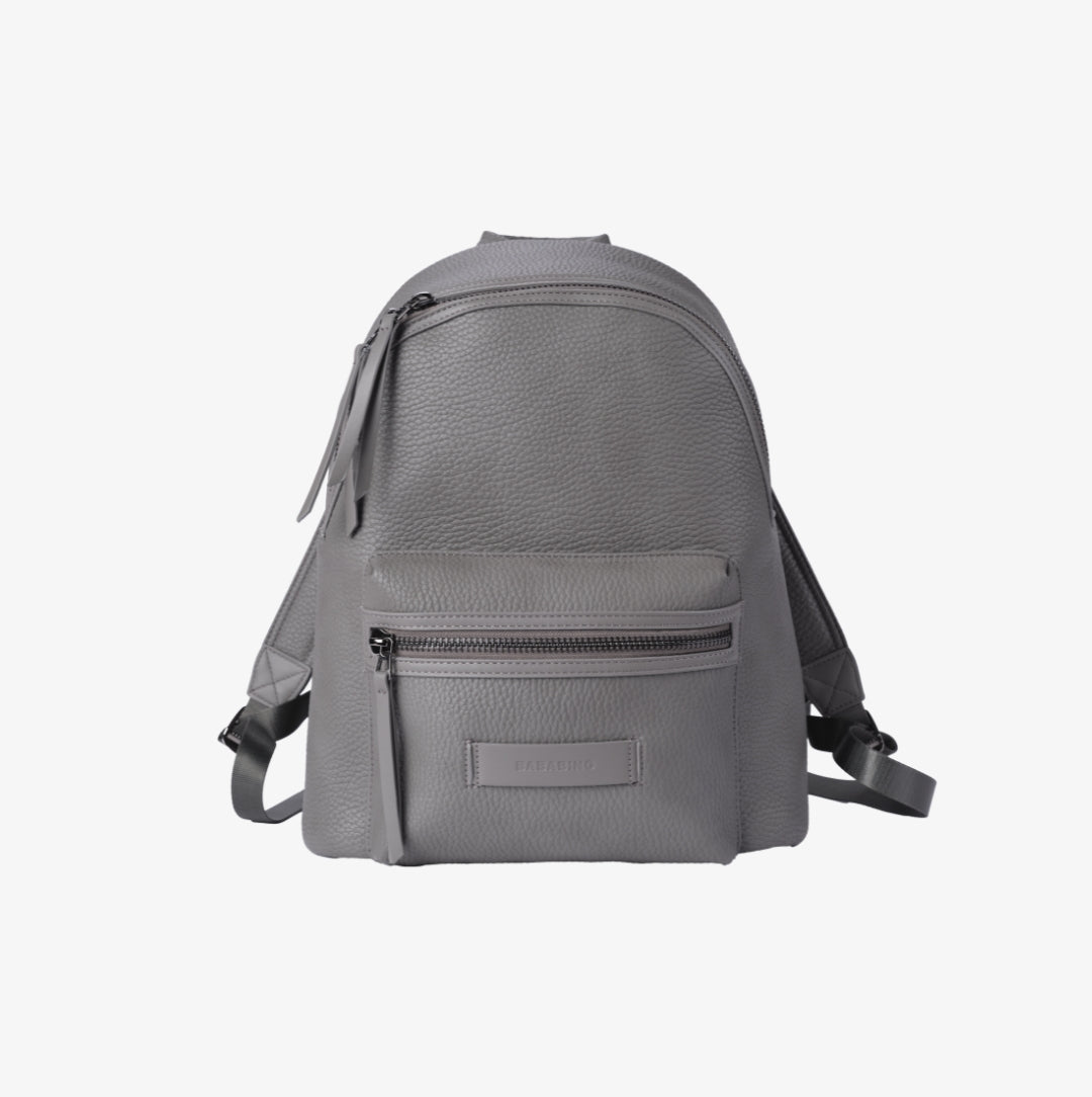 Luca vegan leather backpack - Grey