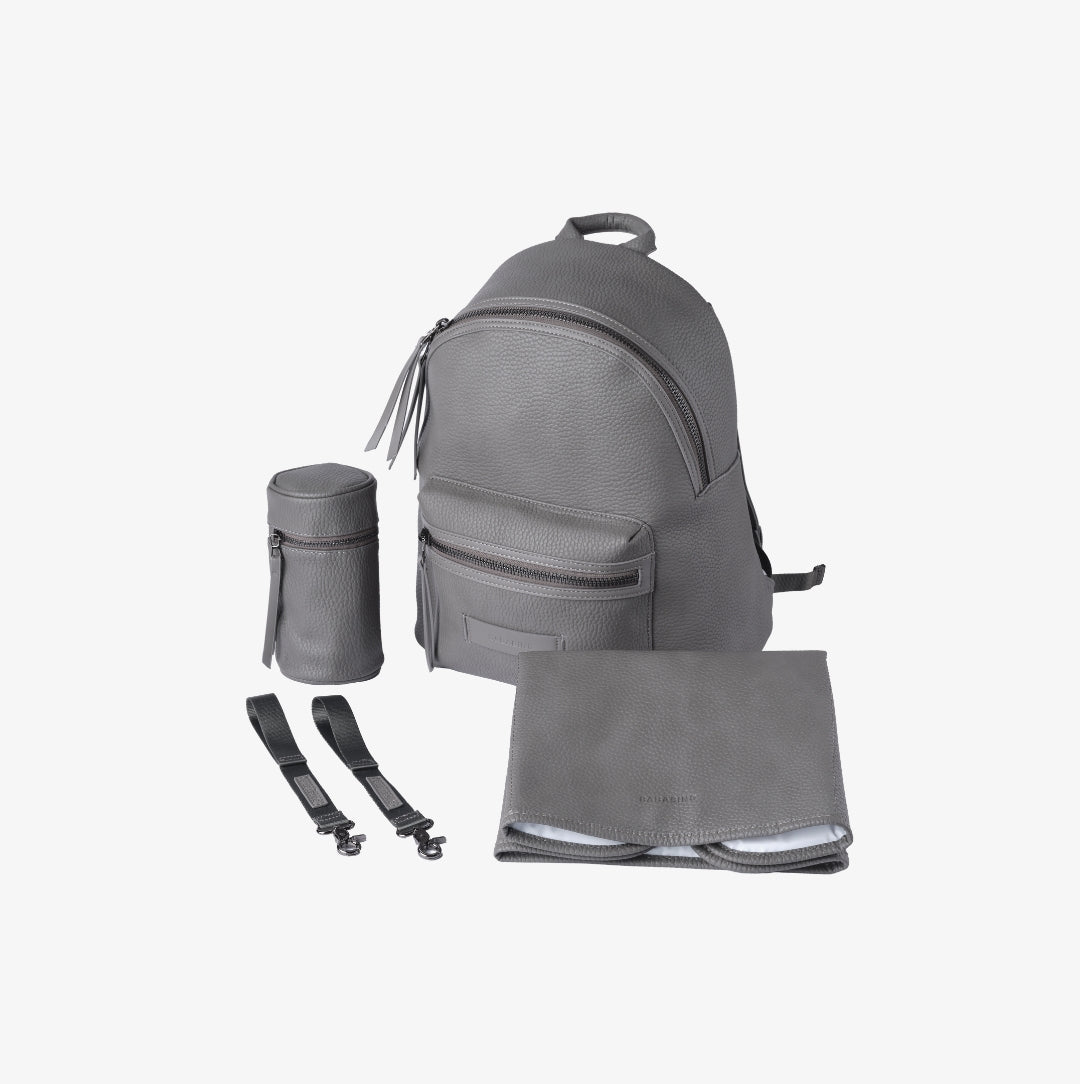 Luca vegan leather backpack - Grey