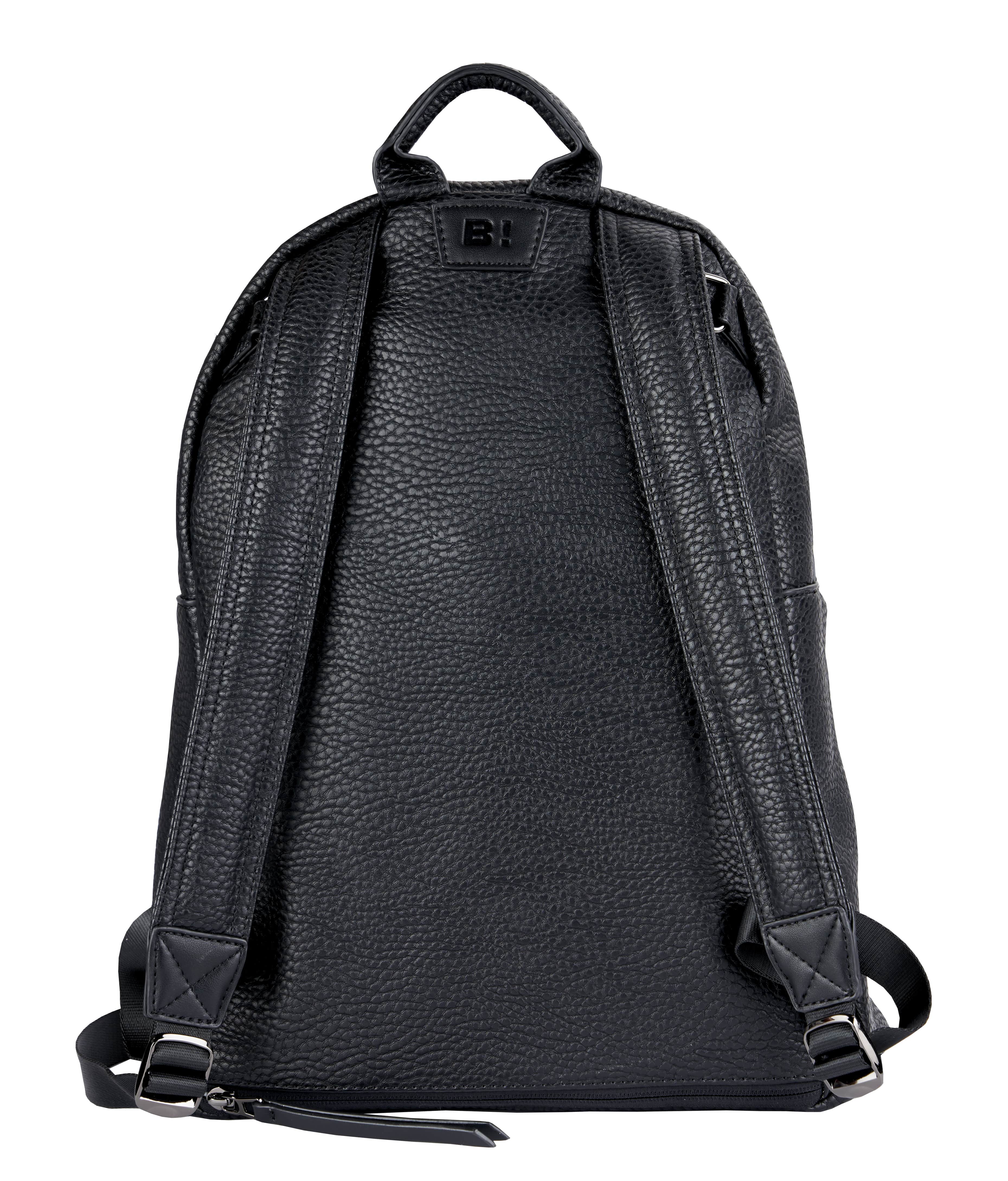 Luca vegan leather backpack - Black