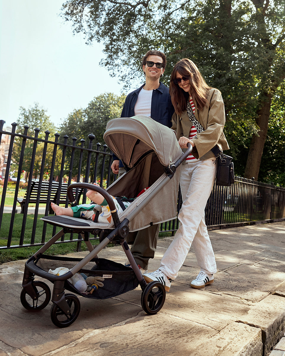 Auto Fold Compact Stroller - Minky