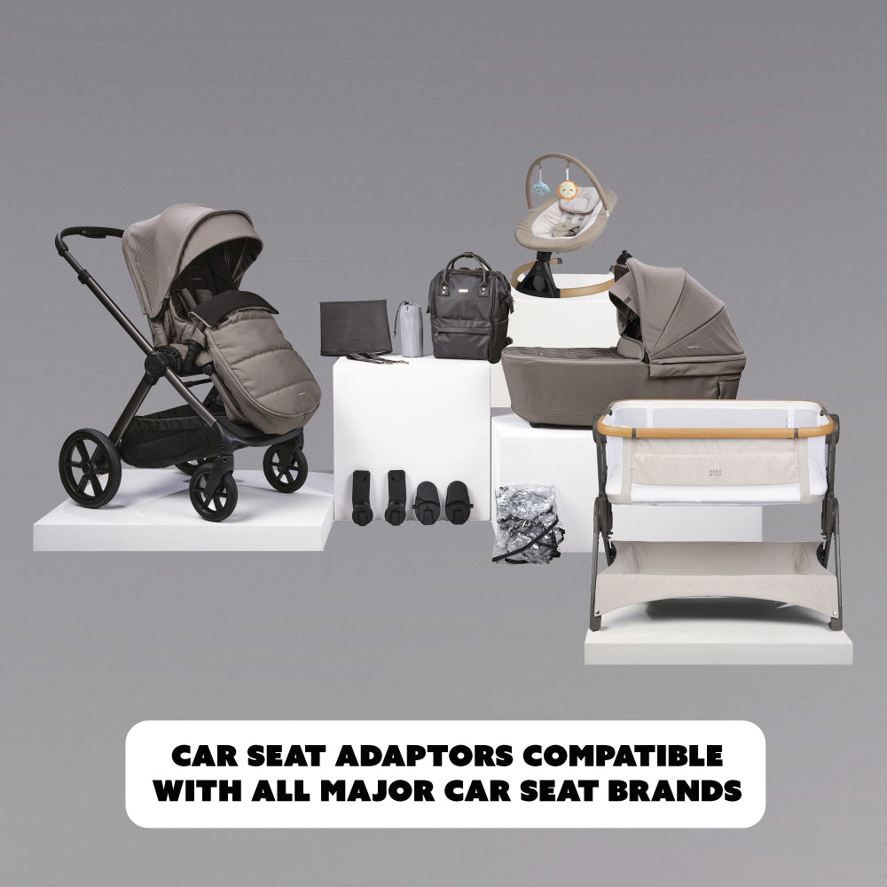 Raffi MKII Travel & Home Bundle - Without Car Seat (Minky)