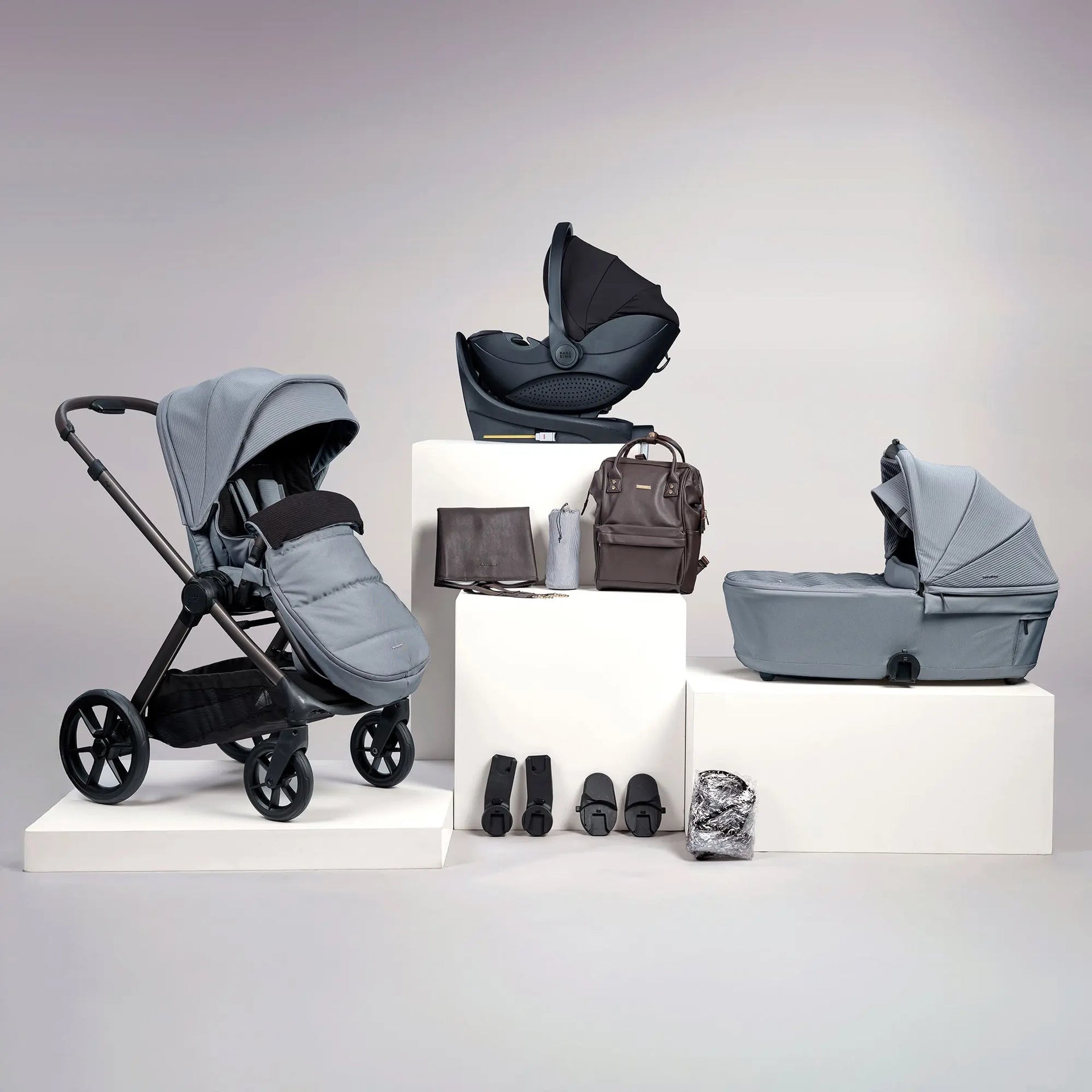 Raffi Travel System 12 Piece Pushchair Bundle Duck Egg