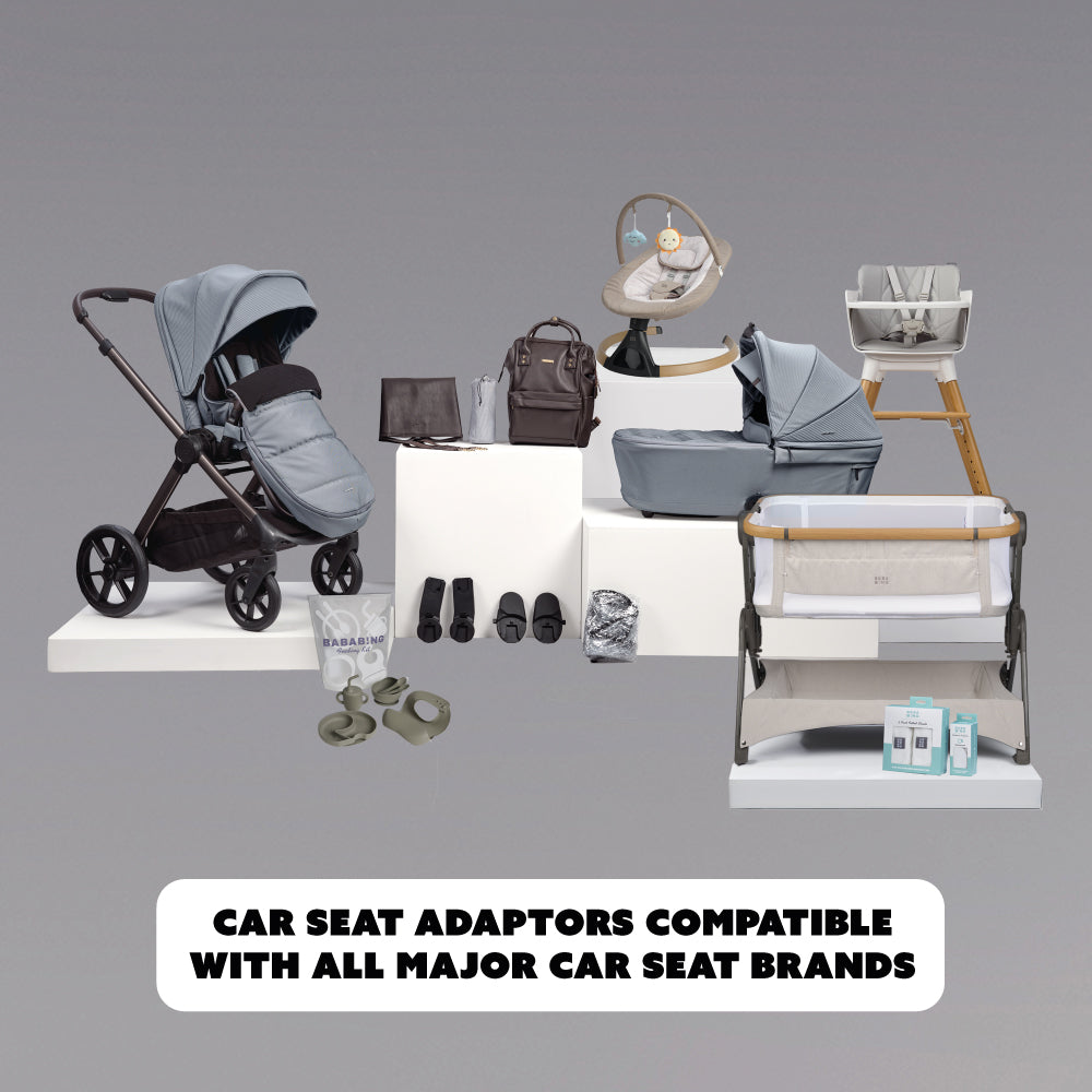 Raffi MKII Travel, Home & Feeding Bundle - Without Car Seat (Duck Egg)