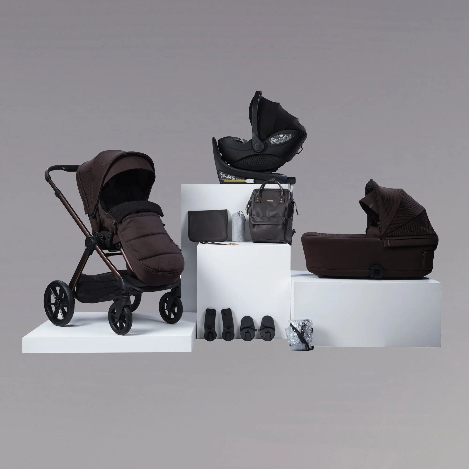 Raffi Travel System 12 Piece Pushchair Bundle Kofe