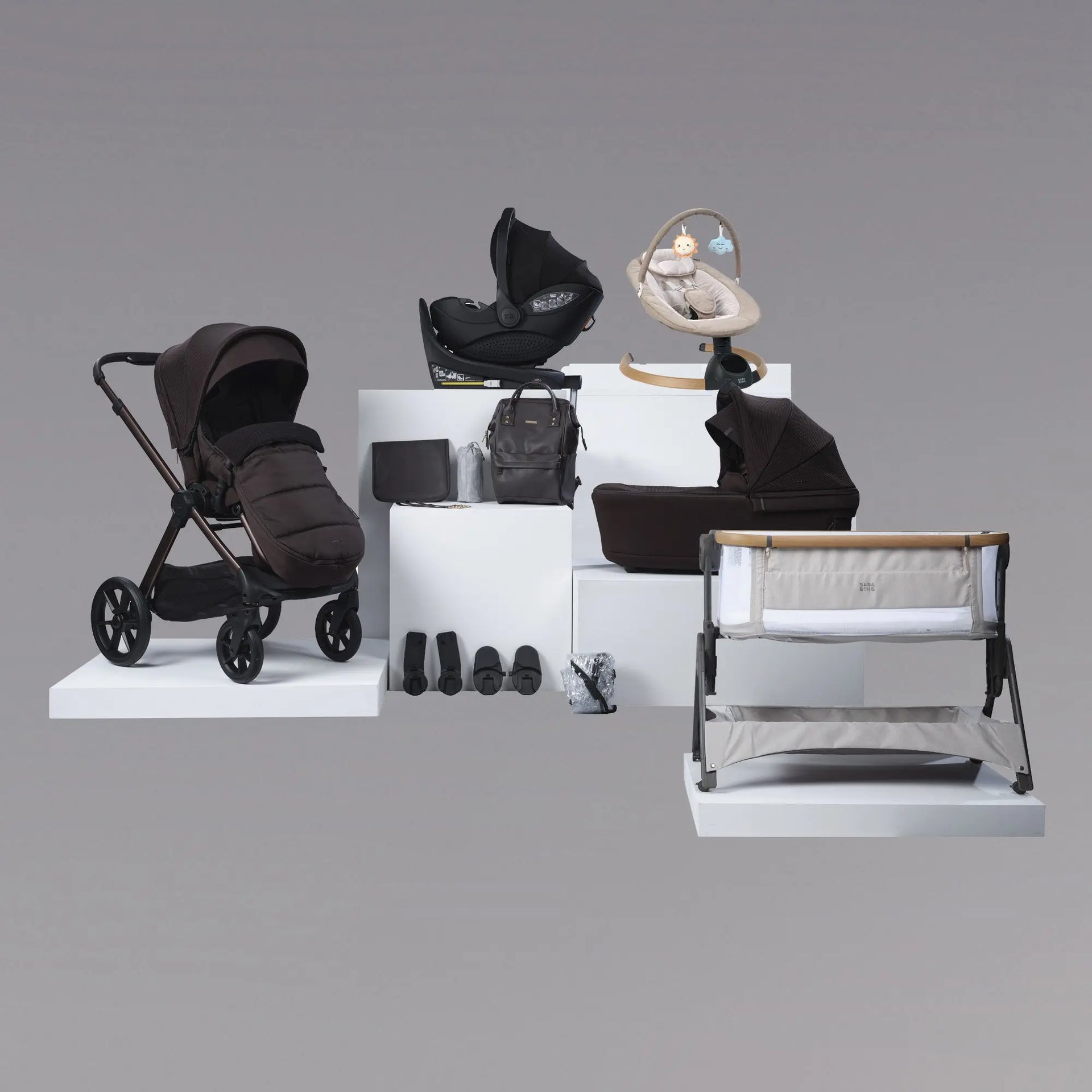 Raffi Travel System 16 Piece Pushchair Bundle Kofe